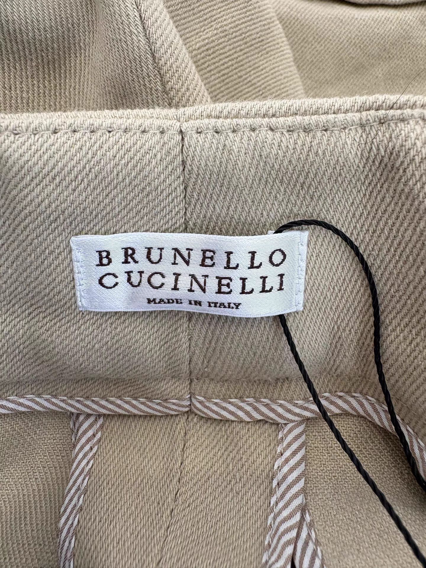 Brunello Cucinelli BRUNELLO CUCINELLI BC Linen Shorts Size US 39 - 3 Thumbnail