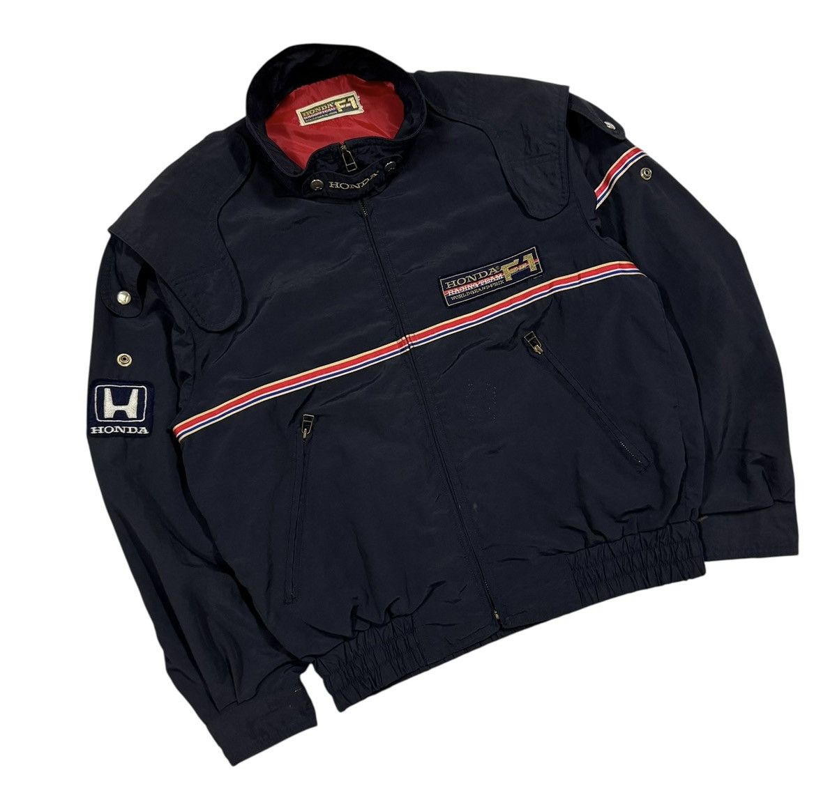 Honda Vtg🔥Honda F1 World Grand Prix Racing Team Jacket Size US L / EU 52-54 / 3 - 11 Thumbnail