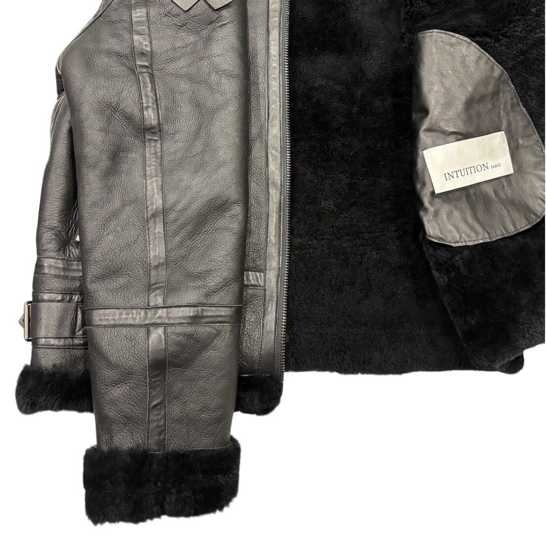 Other *R38 INTUITION Sheep Leather Bomber Jacket FR50/US40 Large Size US L / EU 52-54 / 3 - 10 Thumbnail
