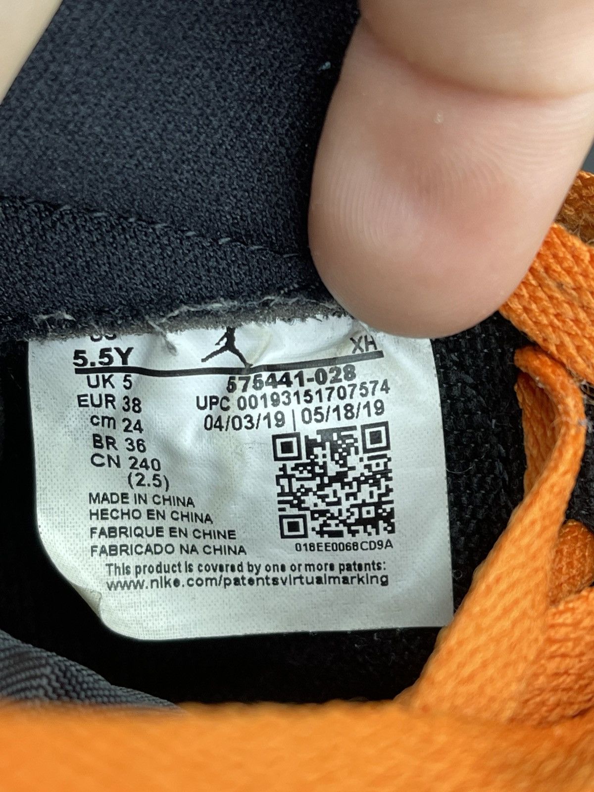 Jordan Brand Size 5.5y - Jordan 1 Shattered Backboard Gently Used Size US 5.5 / EU 38 - 10 Thumbnail