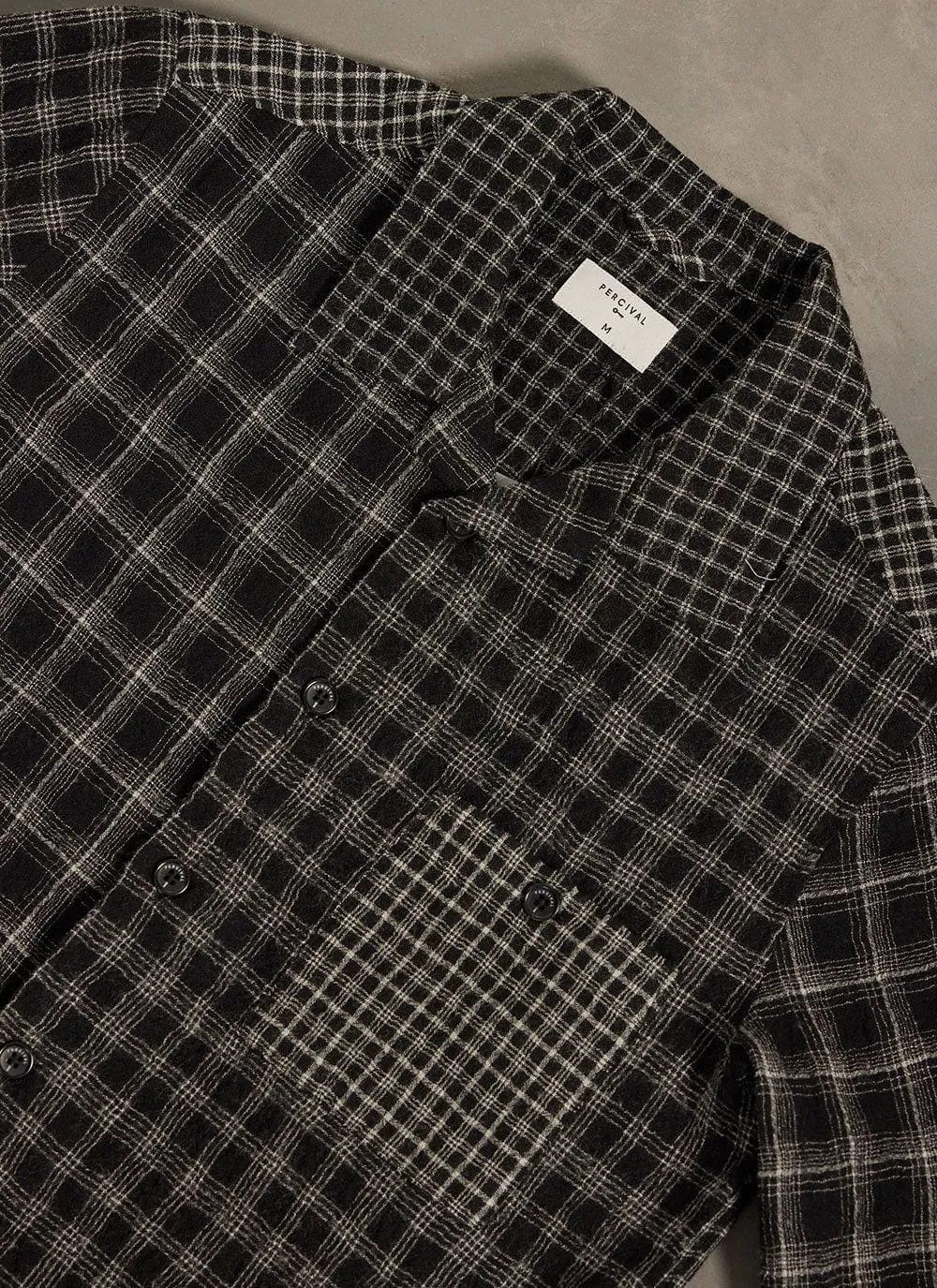 Percival Ashdown Patchwork Overshirt | Multi XL Size US XL / EU 56 / 4 - 3 Thumbnail