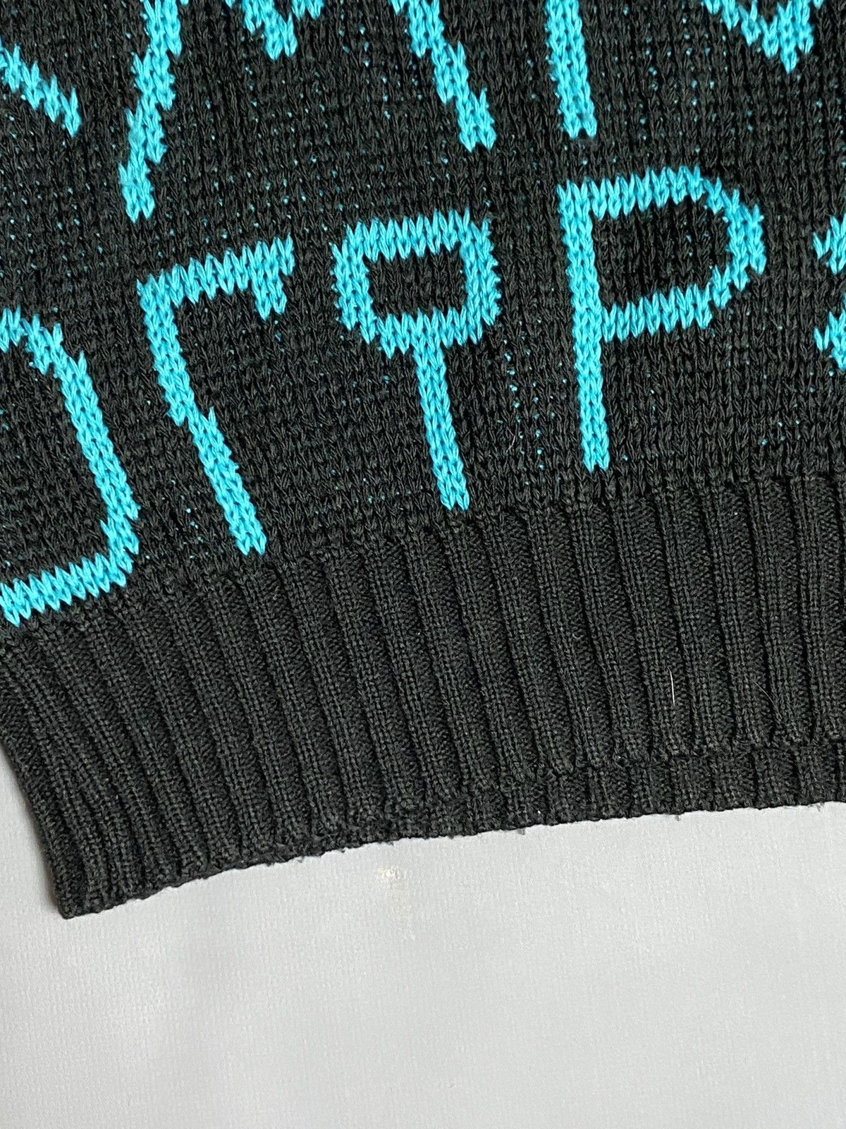 Other Vintage IN DESIGN Abstract Alphabet Acrylic Sweater USA Sz L Size US L / EU 52-54 / 3 - 14 Thumbnail