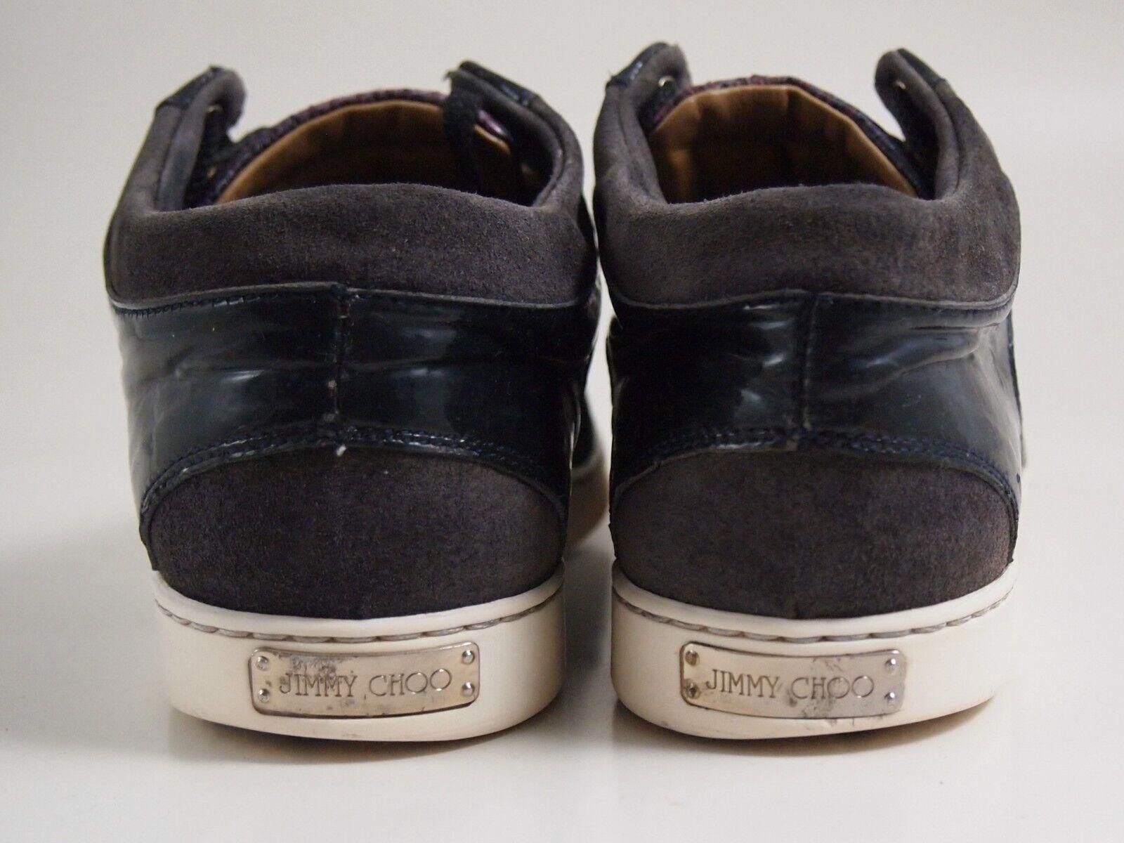 Jimmy Choo Jimmy Choo Sneaker Blue Leather Purple Snakeskin EU 38 US 8 Size US 8 / IT 38 - 5 Thumbnail
