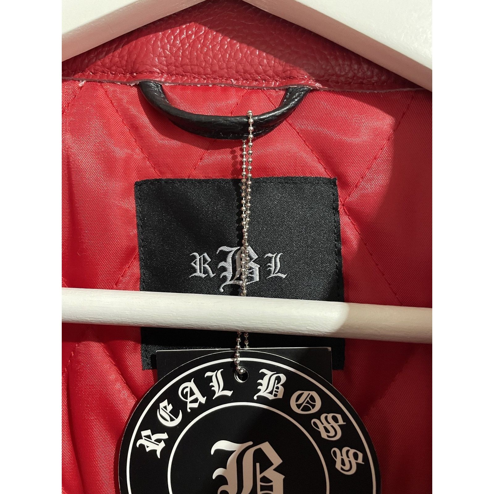 Other RBL RED RACING LEATHER JACKET SIZE XL NEW Size US XL / EU 56 / 4 - 4 Thumbnail