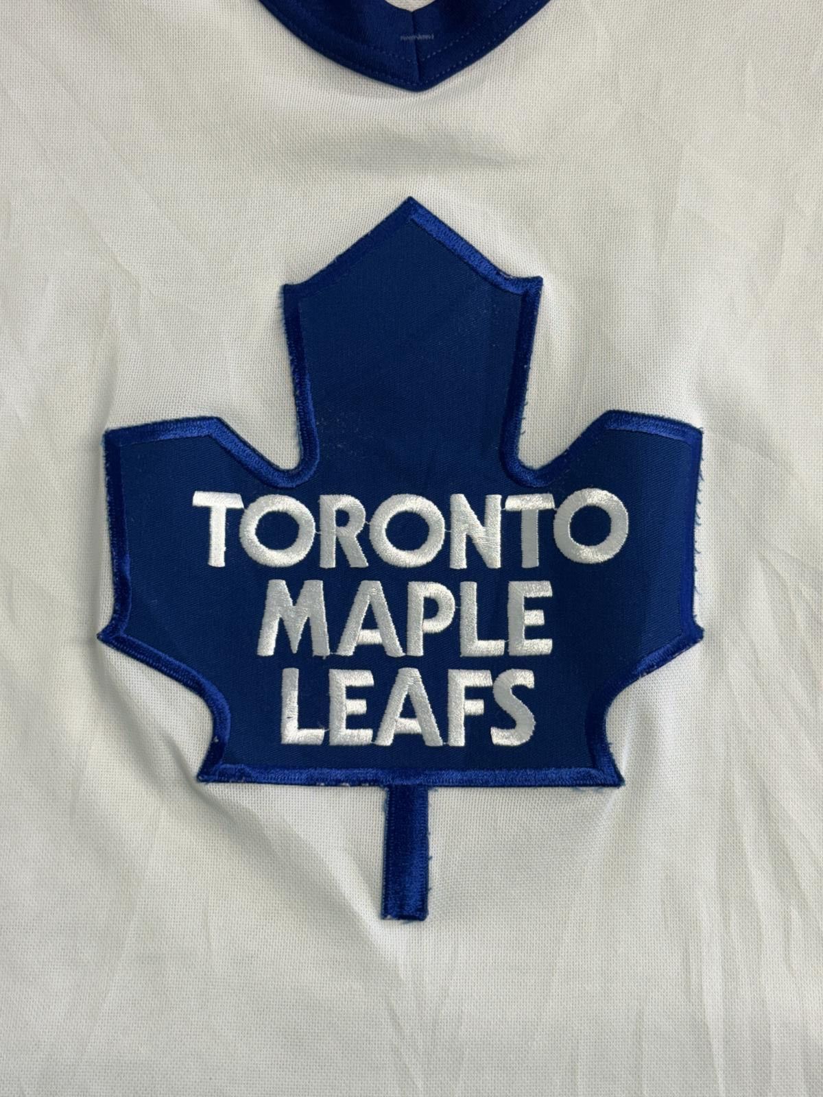 Ccm Vintage 80s Toronto Maple Leafs Hockey Jersey CCM Maska - XL Size US XL / EU 56 / 4 - 3 Thumbnail