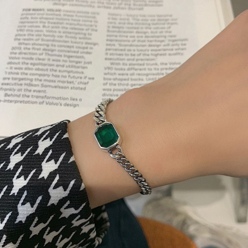 Jewelry Elegant Vintage Simple Zircon Bracelet Size ONE SIZE - 3 Thumbnail