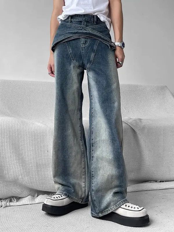 Japanese Brand Retro punk denim pants Size US 31 - 1 Thumbnail
