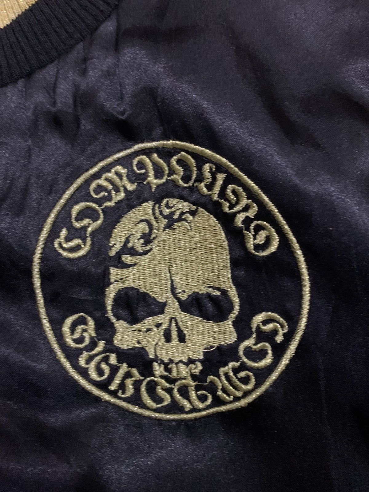 If Six Was Nine × Japanese Brand × Le Grande Bleu (L.G.B.) Vintage Japanese Satisfy One’s Skulls Punk Jacket Size US L / EU 52-54 / 3 - 7 Thumbnail