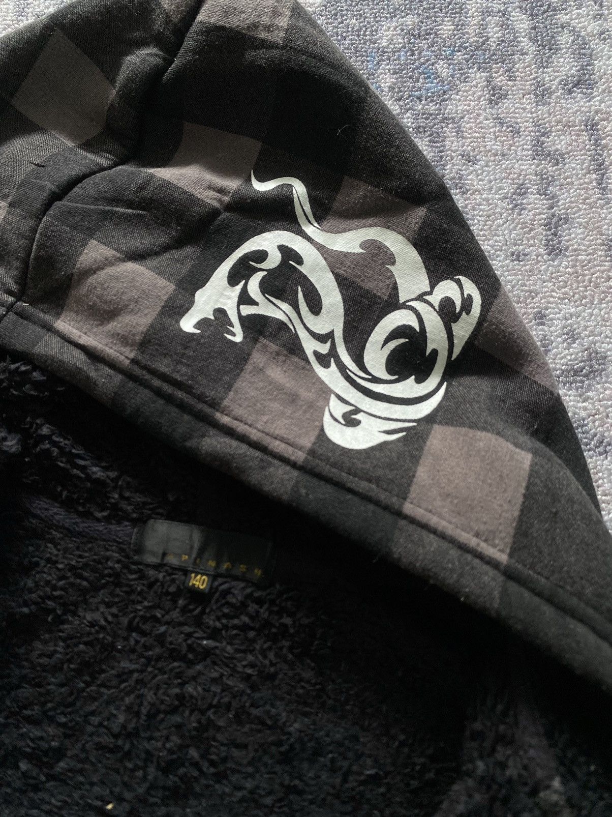 Japanese Brand Japanes Spinash Poem Gothic Sherpa Zip Hoodie Size US S / EU 44-46 / 1 - 4 Thumbnail
