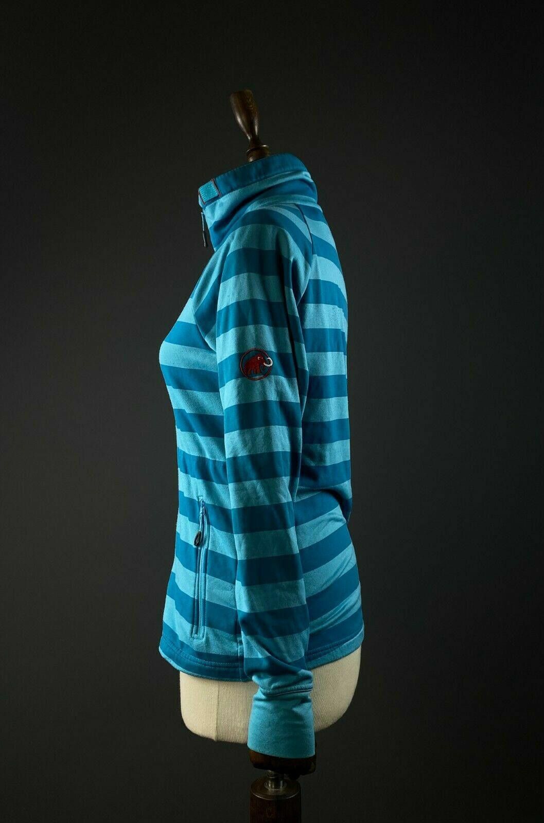Mammut Ladies Mammut Swiss Design Blue Neck Zip Up Jumper Size M Size M / US 6-8 / IT 42-44 - 5 Thumbnail