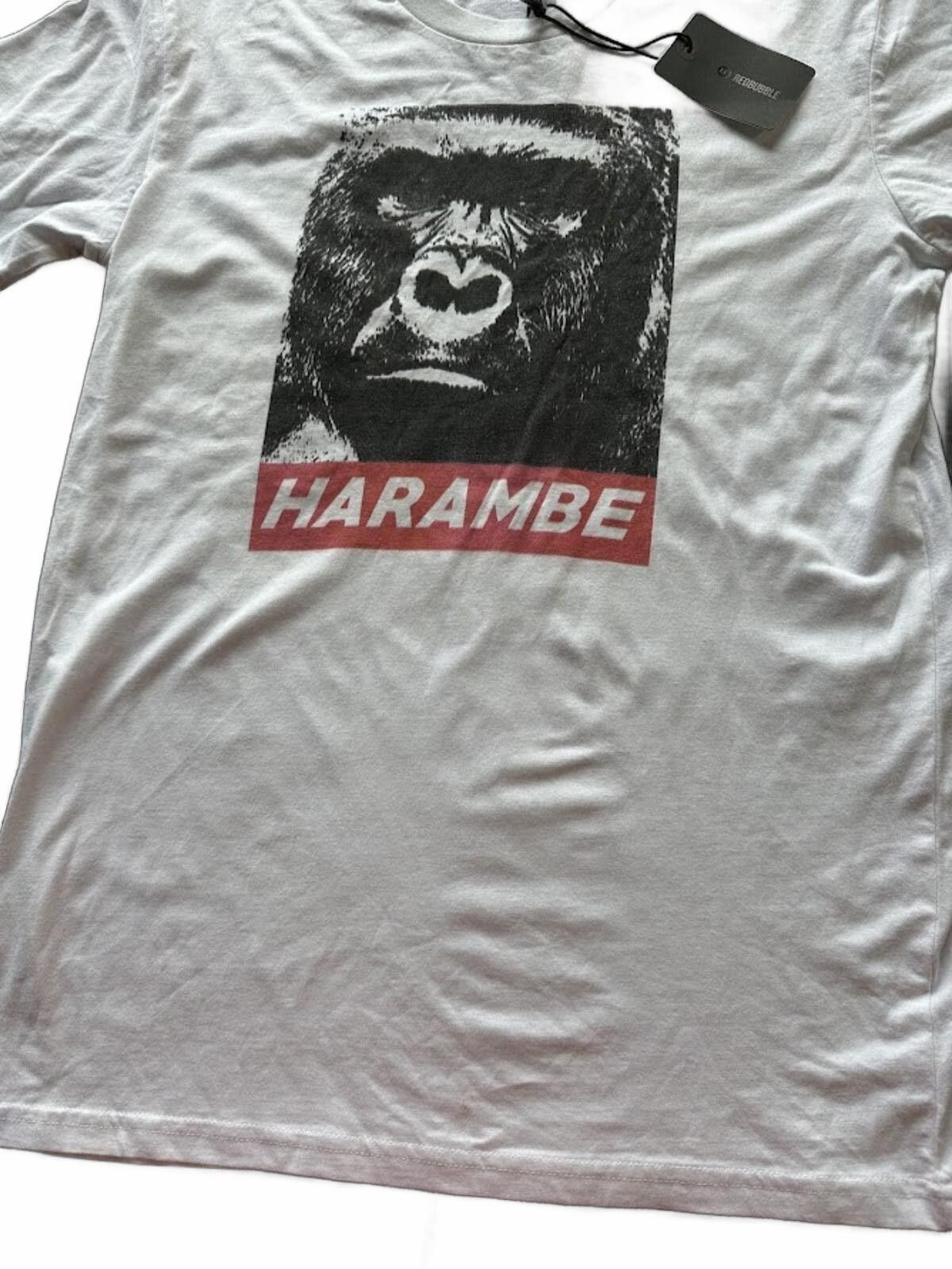 Staple Red Bubble Harambe Meme Graphic Tee AS Colour M Size US M / EU 48-50 / 2 - 1 Thumbnail