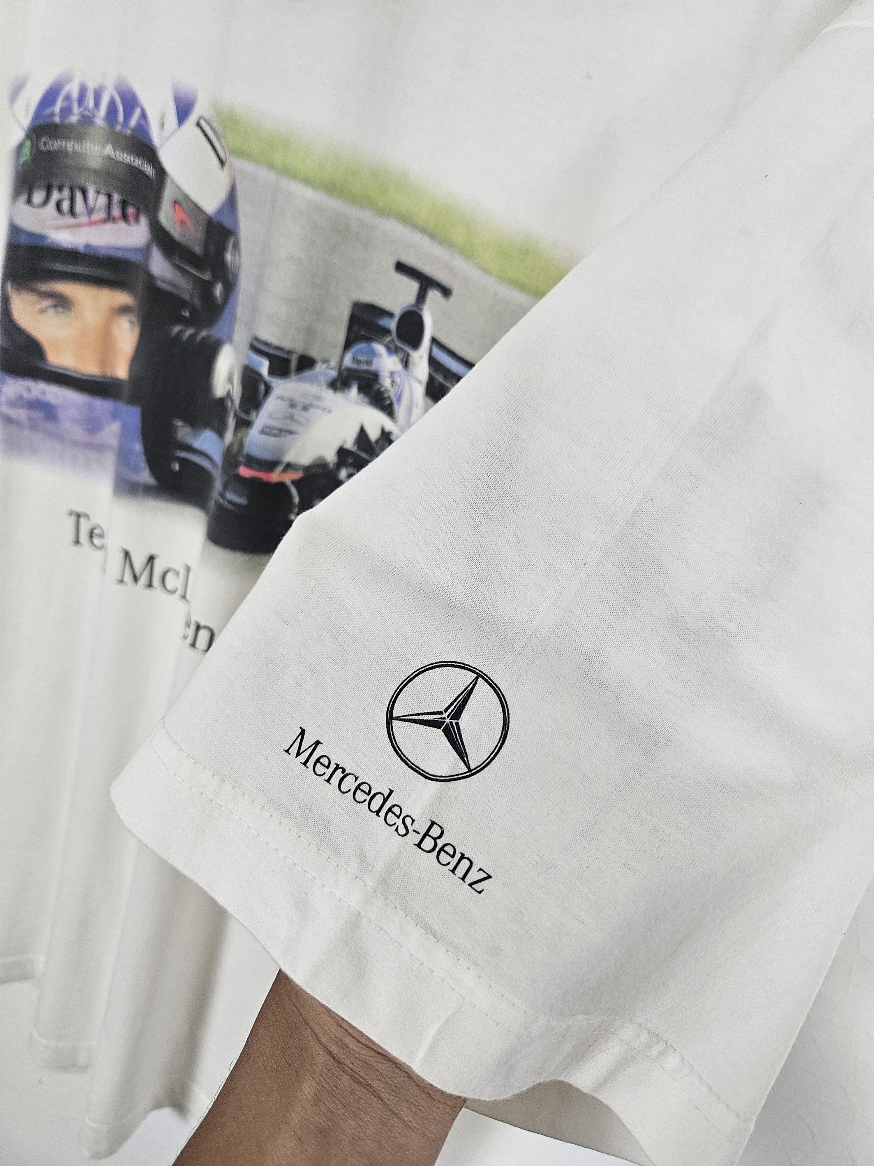 Mercedes-Benz × Vintage Vintage Mercedes Benz Team McLaren David Coulthard shirt Size US XL / EU 56 / 4 - 3 Thumbnail