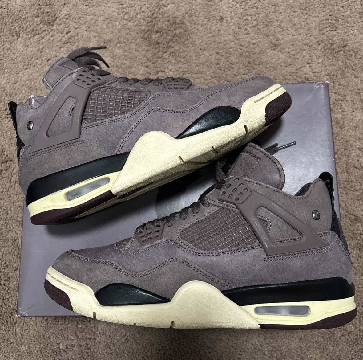 A Ma Maniere × Jordan Brand 2022 A Ma Maniere x Air Jordan 4 Retro 'Violet Ore' Size US 8.5 / EU 41-42 - 1 Thumbnail
