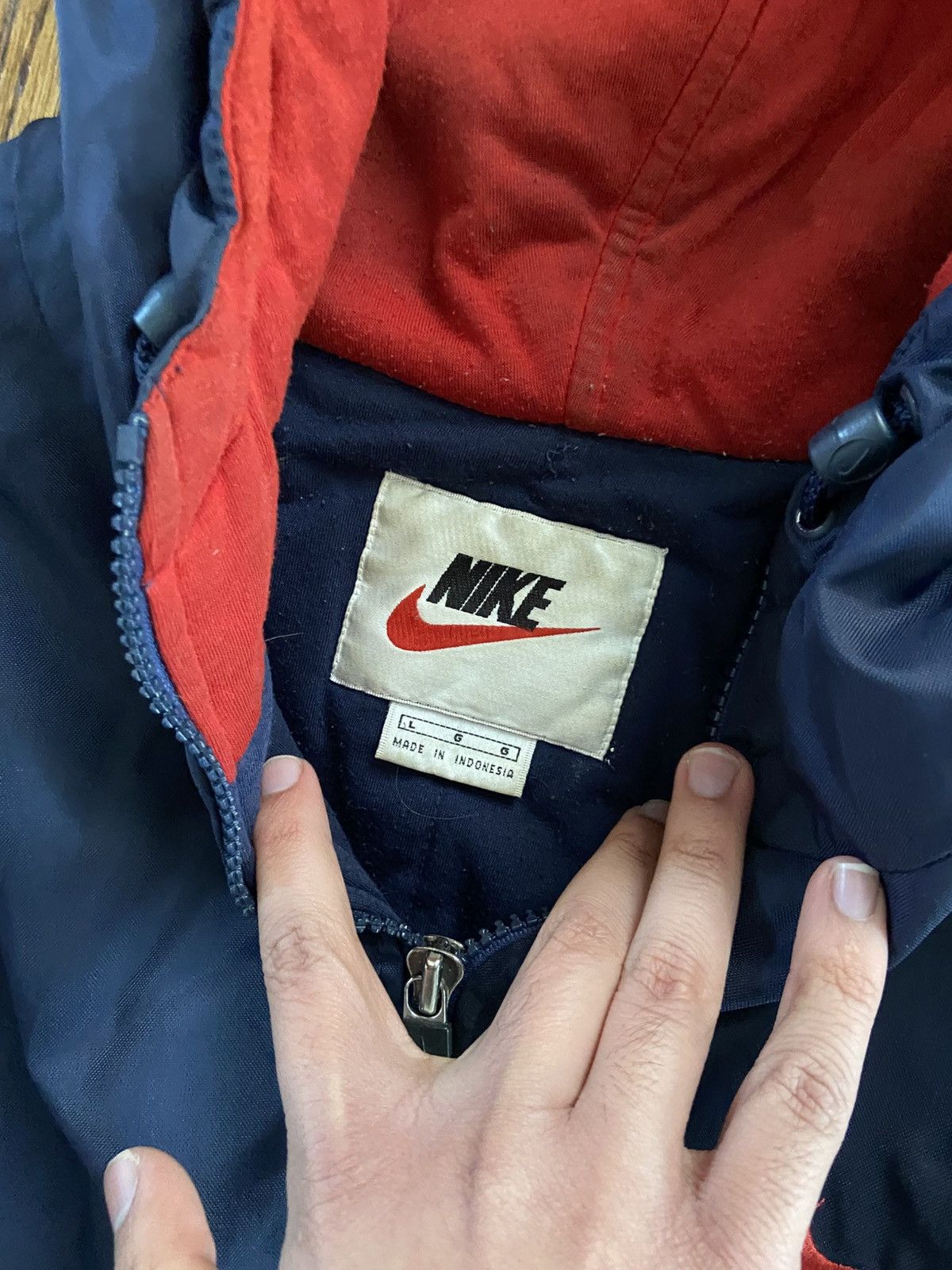 Nike × Vintage Vintage Nike jacket Size US L / EU 52-54 / 3 - 4 Thumbnail