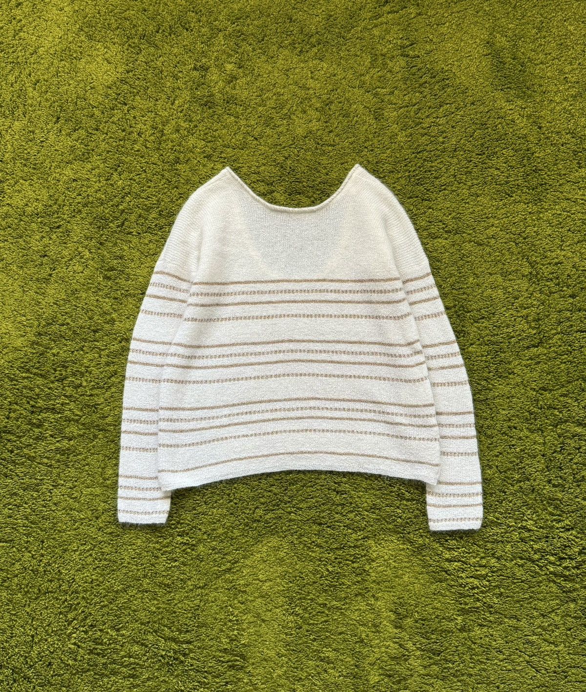Designer × Sezane Sezane alpaca + mohair blend striped sweater Size S / US 4 / IT 40 - 4 Thumbnail