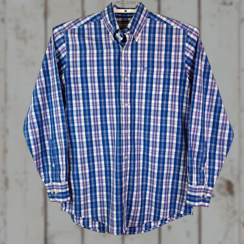Southern Tide VINTAGE Southern Tide Mens Shirt Small Long Sleeve Blue Plaid Classic Fit Button Up Size US S / EU 44-46 / 1 - 1 Thumbnail