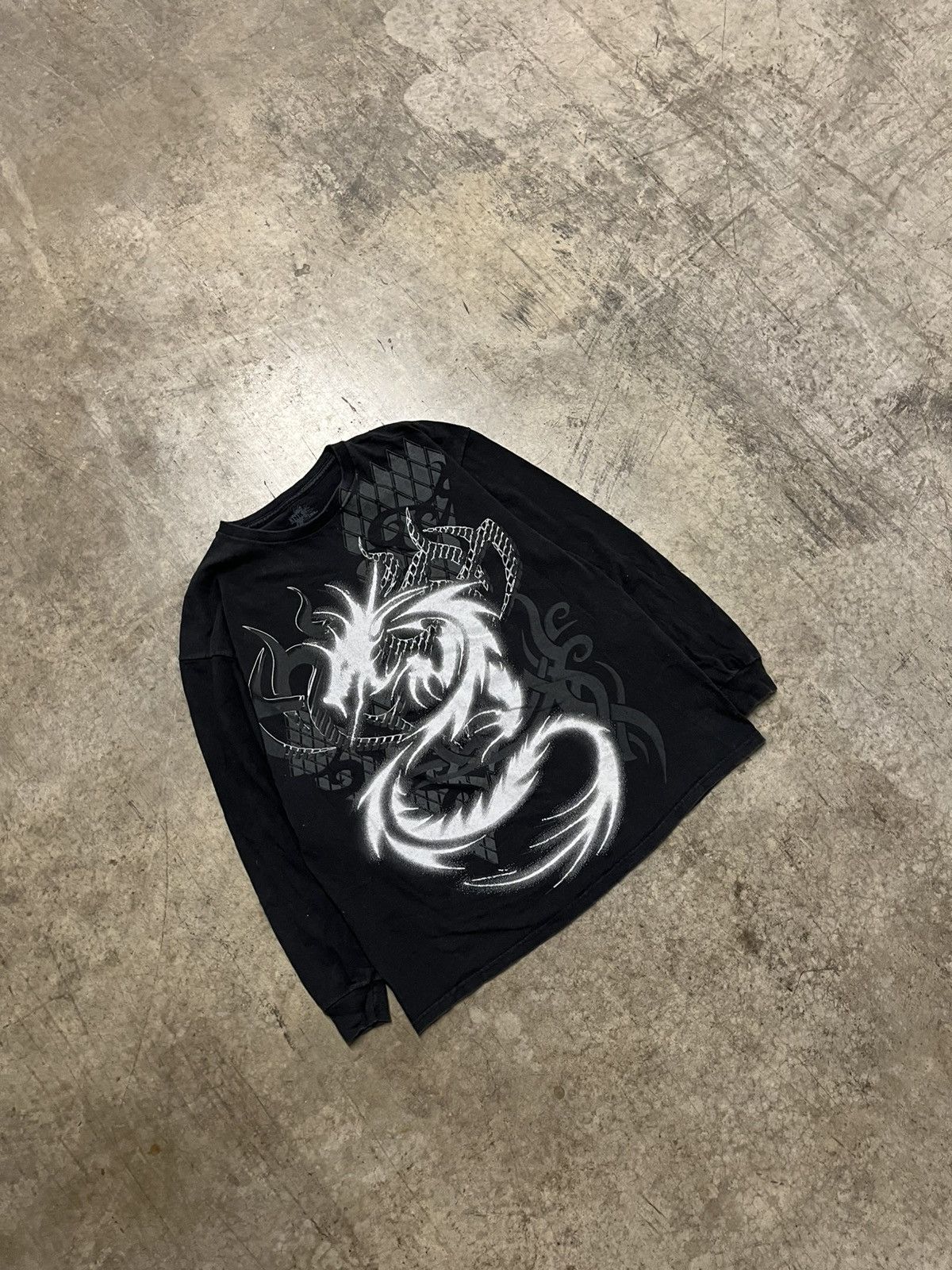 JNCO × Vintage Y2k Jnco style dragon longsleeve tee shirt hype rare skater Size US XL / EU 56 / 4 - 1 Thumbnail