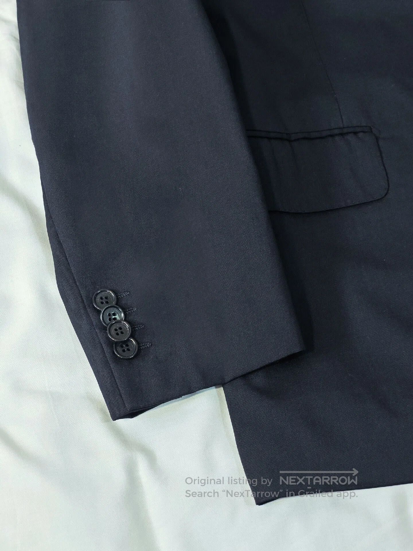 Salvatore Ferragamo Salvatore Ferragamo Navy Wool Suit Jacket. Size US M / EU 48-50 / 2 - 3 Thumbnail