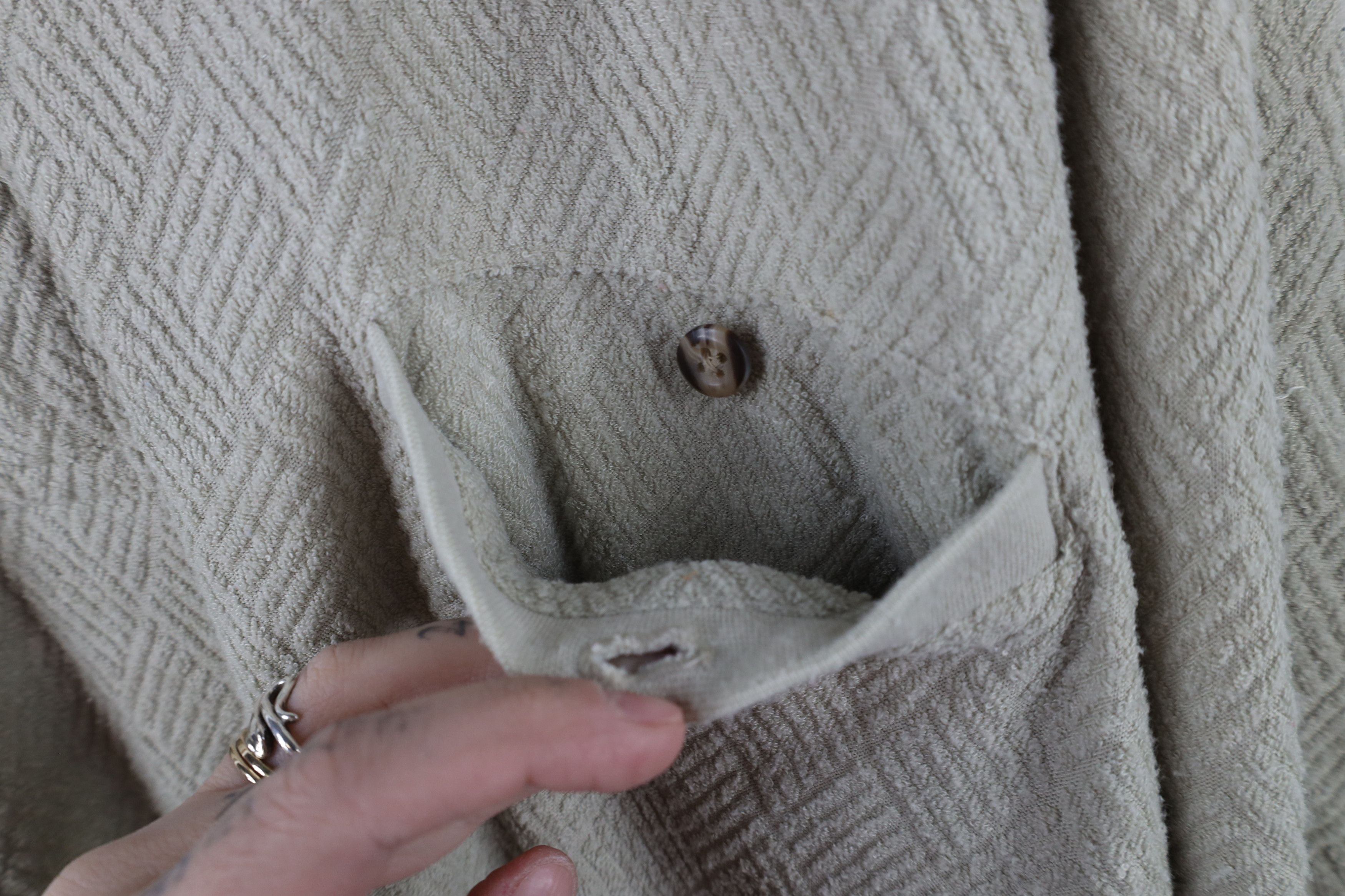 Vintage Vintage 90s Streetwear Terry Cloth Pullover Polo Shirt Size US XXL / EU 58 / 5 - 4 Thumbnail