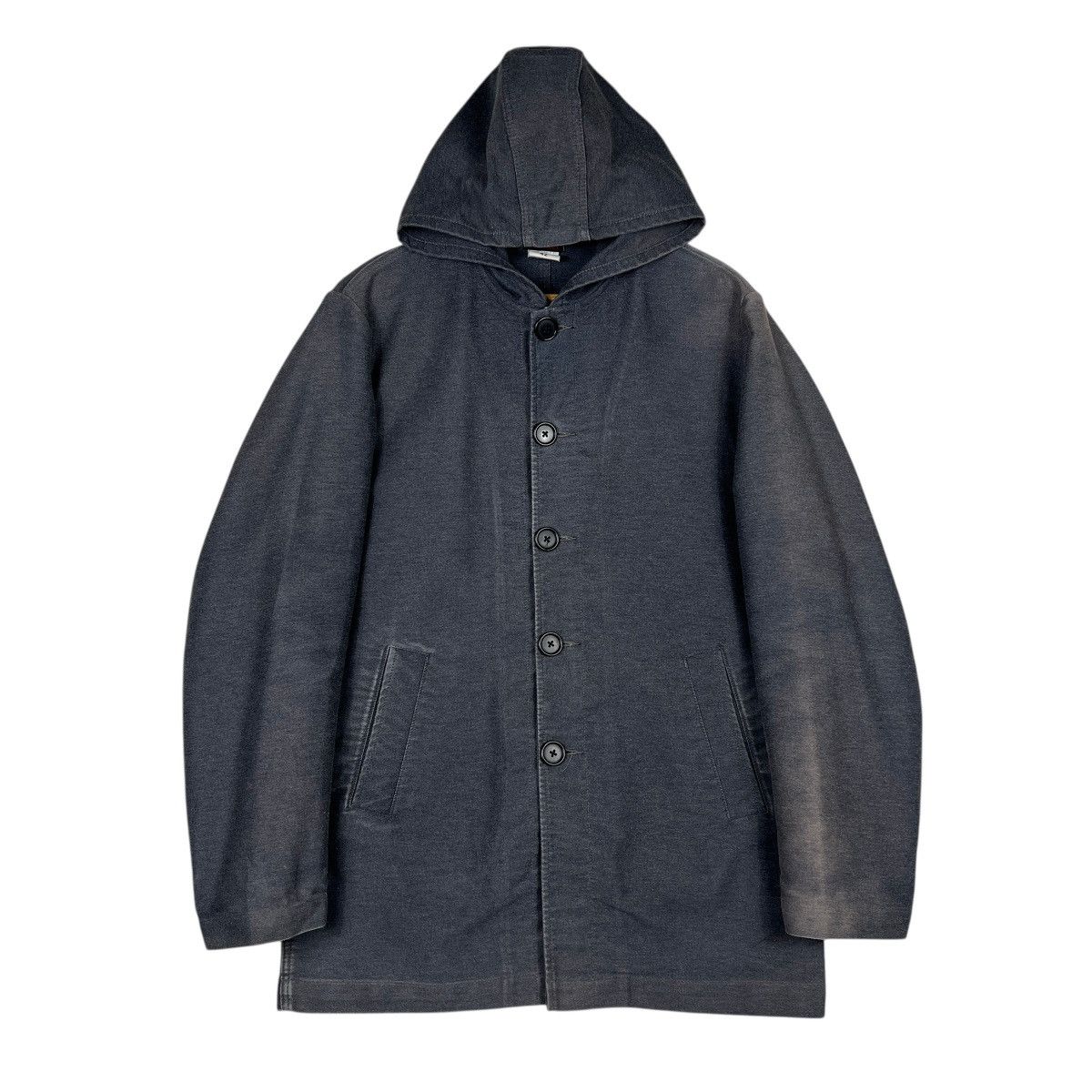 Vetra Vintage Vetra Moleskin Hoodie Jacket Made In France Size US L / EU 52-54 / 3 - 2 Thumbnail