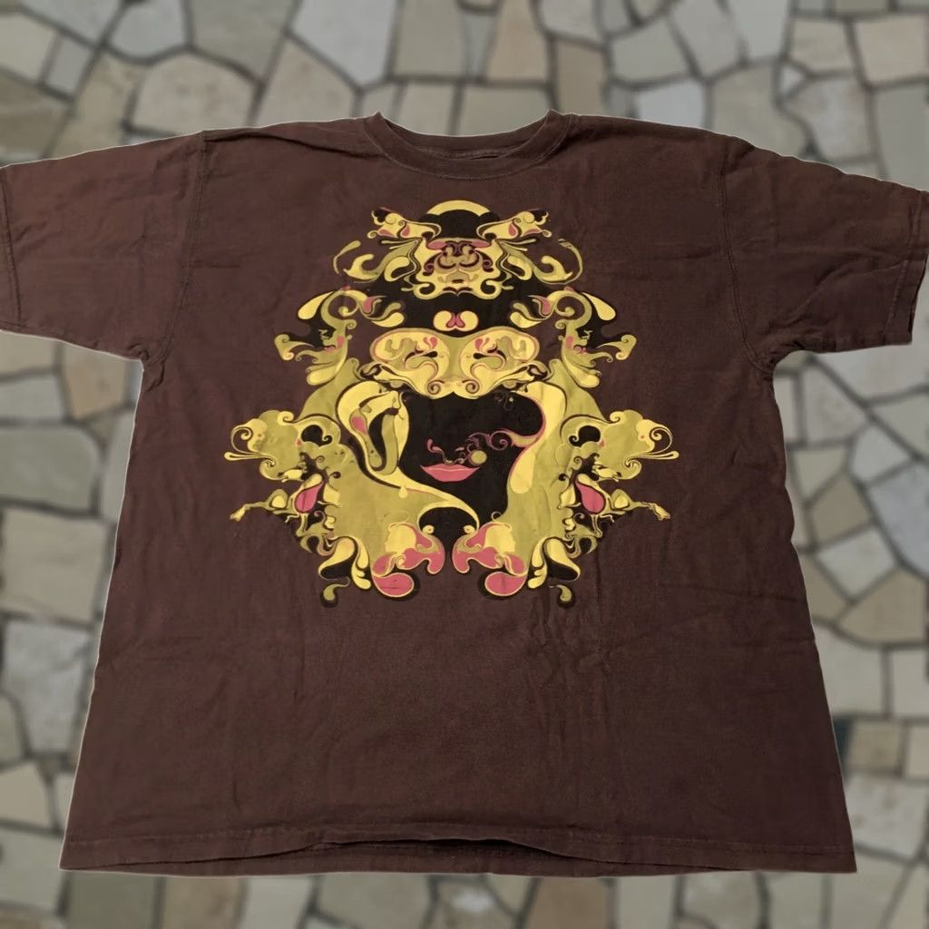 Theory Tank Theory graphic tee Crew Neck Short Sleeve Unisex Adults M Brown blend Graphic Print Vintage No N/A Size US M / EU 48-50 / 2 - 1 Thumbnail
