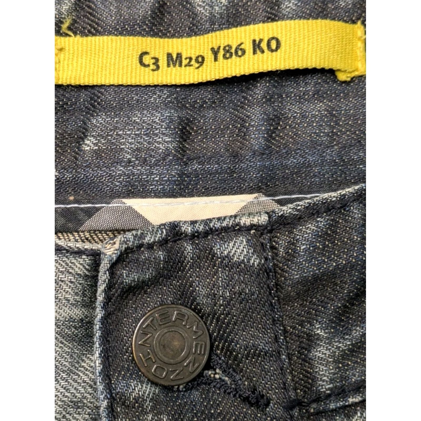 Vintage Intermezzo Japanese Selvedge Denim Jeans 32x33 Japan C3 M29 Y86 KO ReVirth Stars Size US 32 / EU 48 - 6 Thumbnail