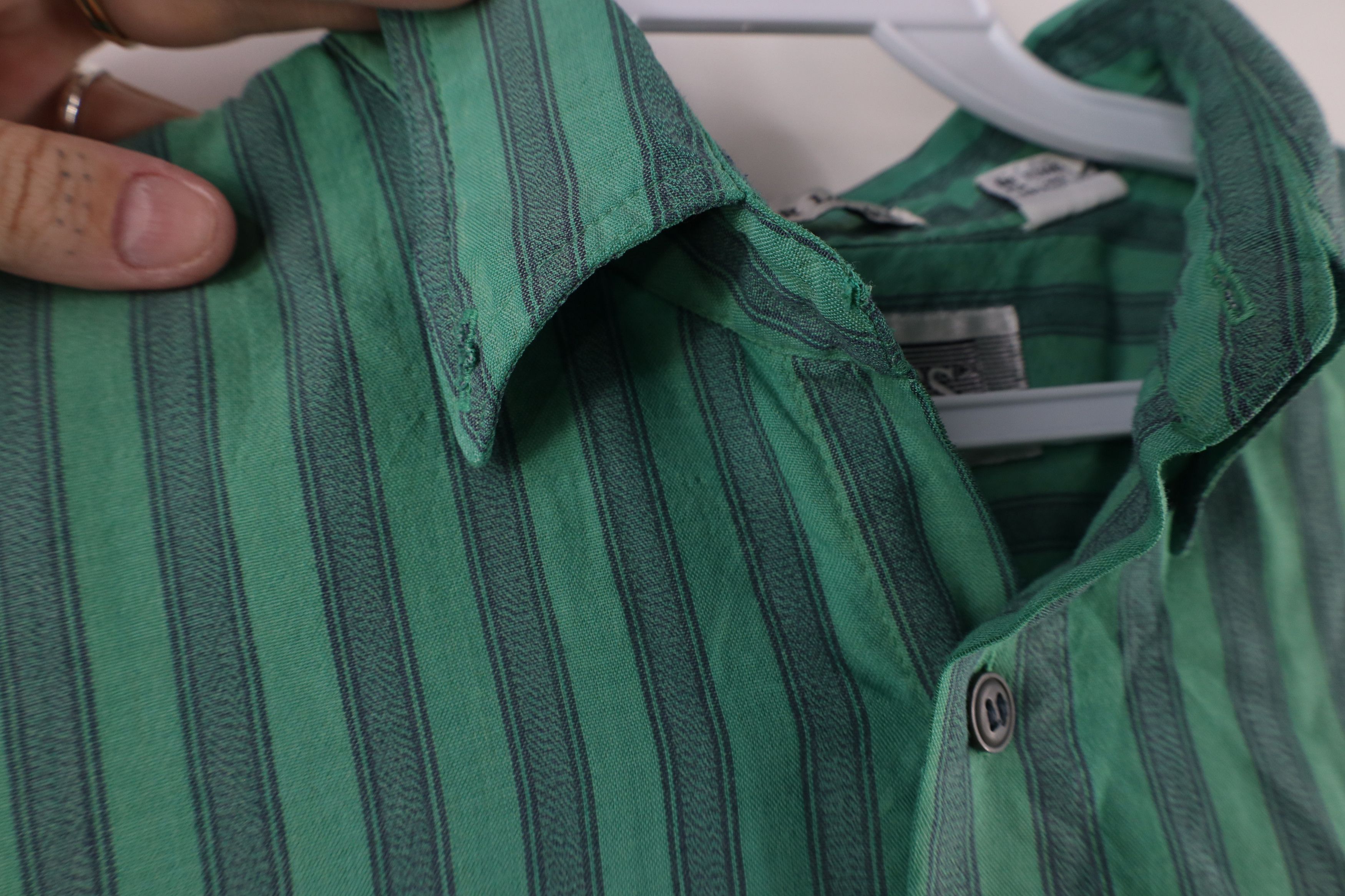 Levi's × Vintage Vintage 80s Levis Silver Label Big E Striped Button Shirt Size US M / EU 48-50 / 2 - 4 Thumbnail