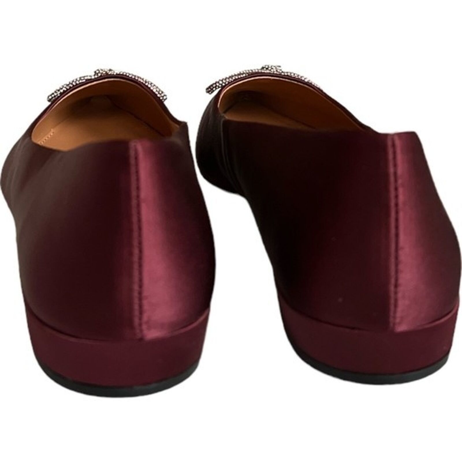 J.Crew J.CREW Warm Burgandy Pointy-toe Bow Flats w/ Box, US7 Size US 7 / IT 37 - 4 Thumbnail