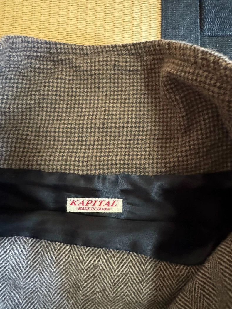 Kapital Kapital Size 0 Plaid stitched wool blend high-necked pullo Size S / US 4 / IT 40 - 5 Thumbnail
