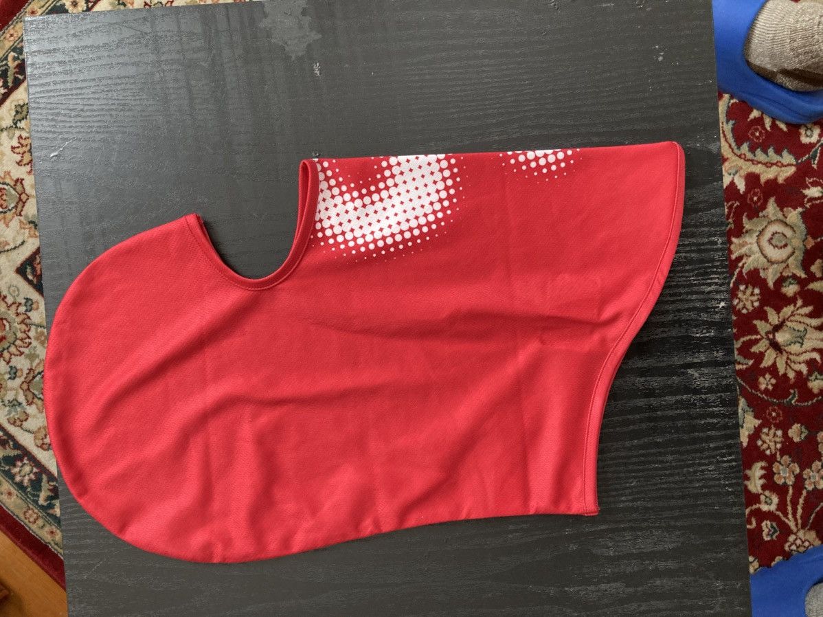 Supreme Supreme Halftone Lightweight Balaclava Red Size ONE SIZE - 2 Thumbnail
