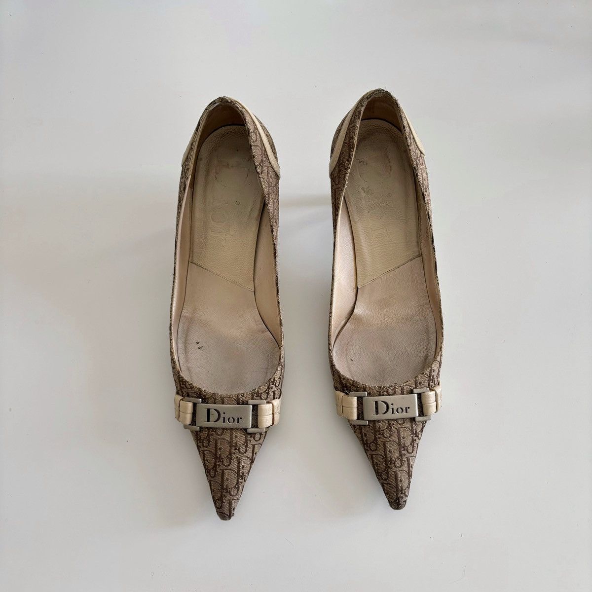 Dior × John Galliano Dior 2000s Diorissimo Trotter Pointed Toe 