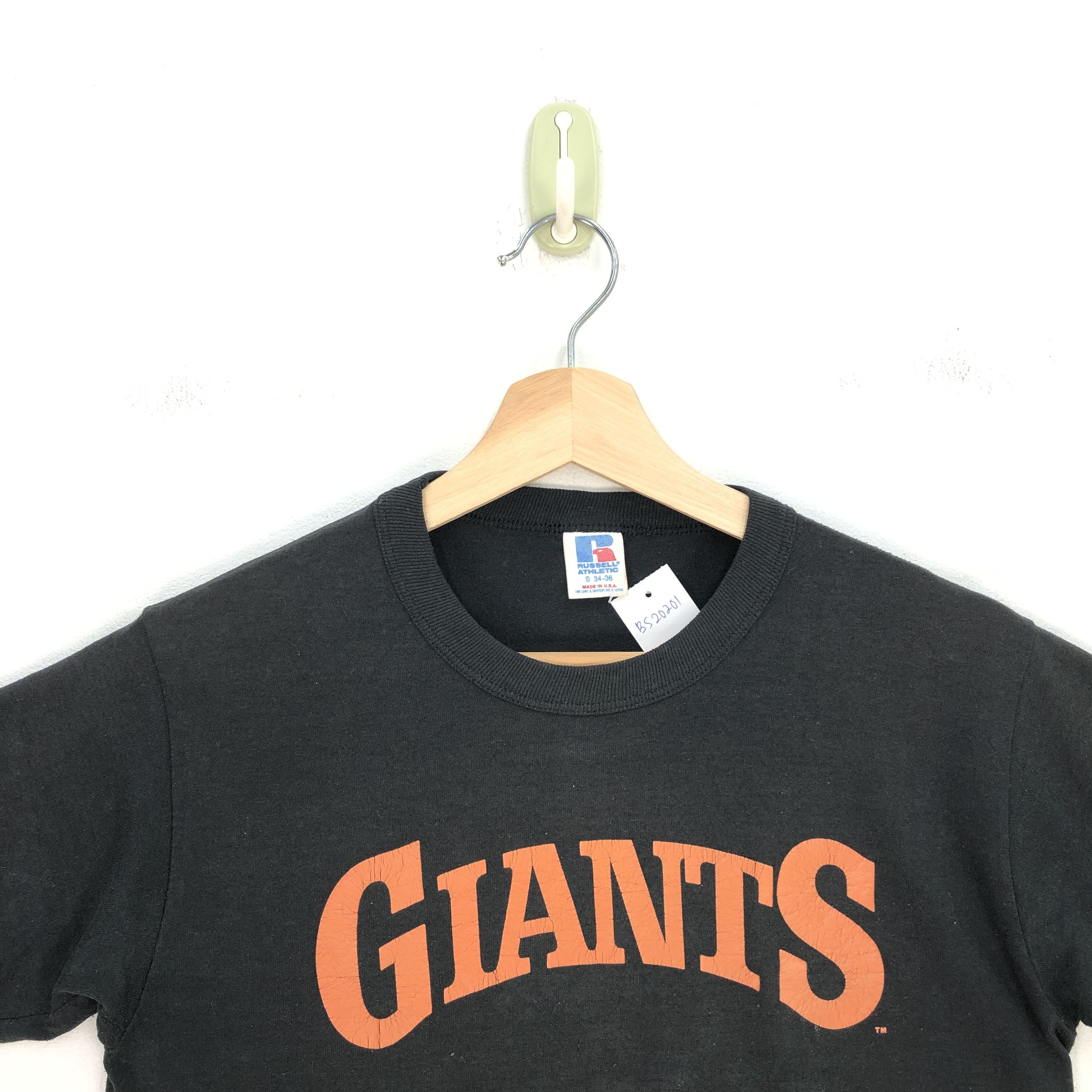 Giant Vintage 90s Giant T Shirt Sportswear MLB Russell Athl Tees Size US S / EU 44-46 / 1 - 3 Thumbnail