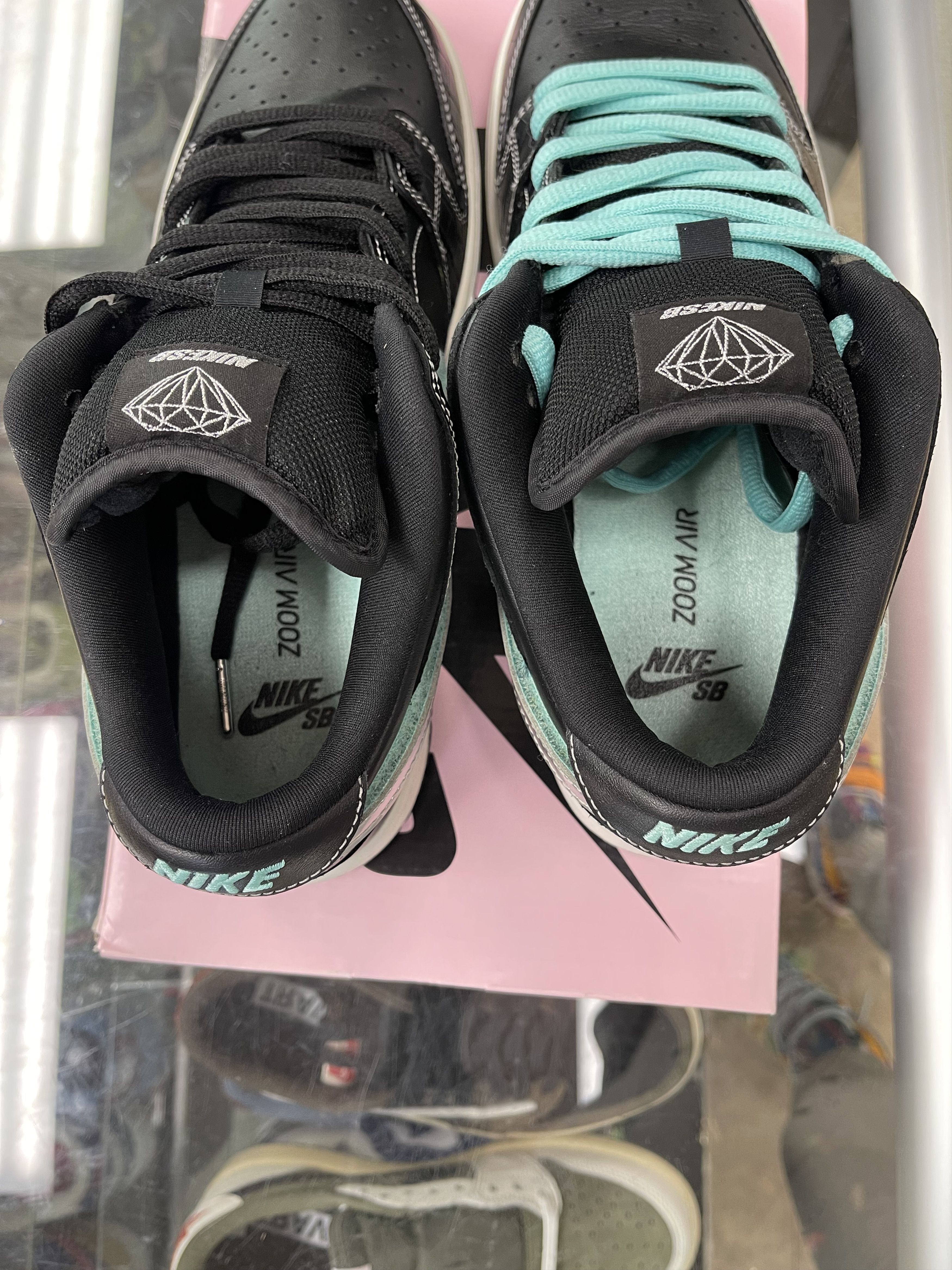 Nike SB Nike SB Dunk Low Diamond Supply Co. Black Diamond Size US 8 / EU 41 - 6 Thumbnail