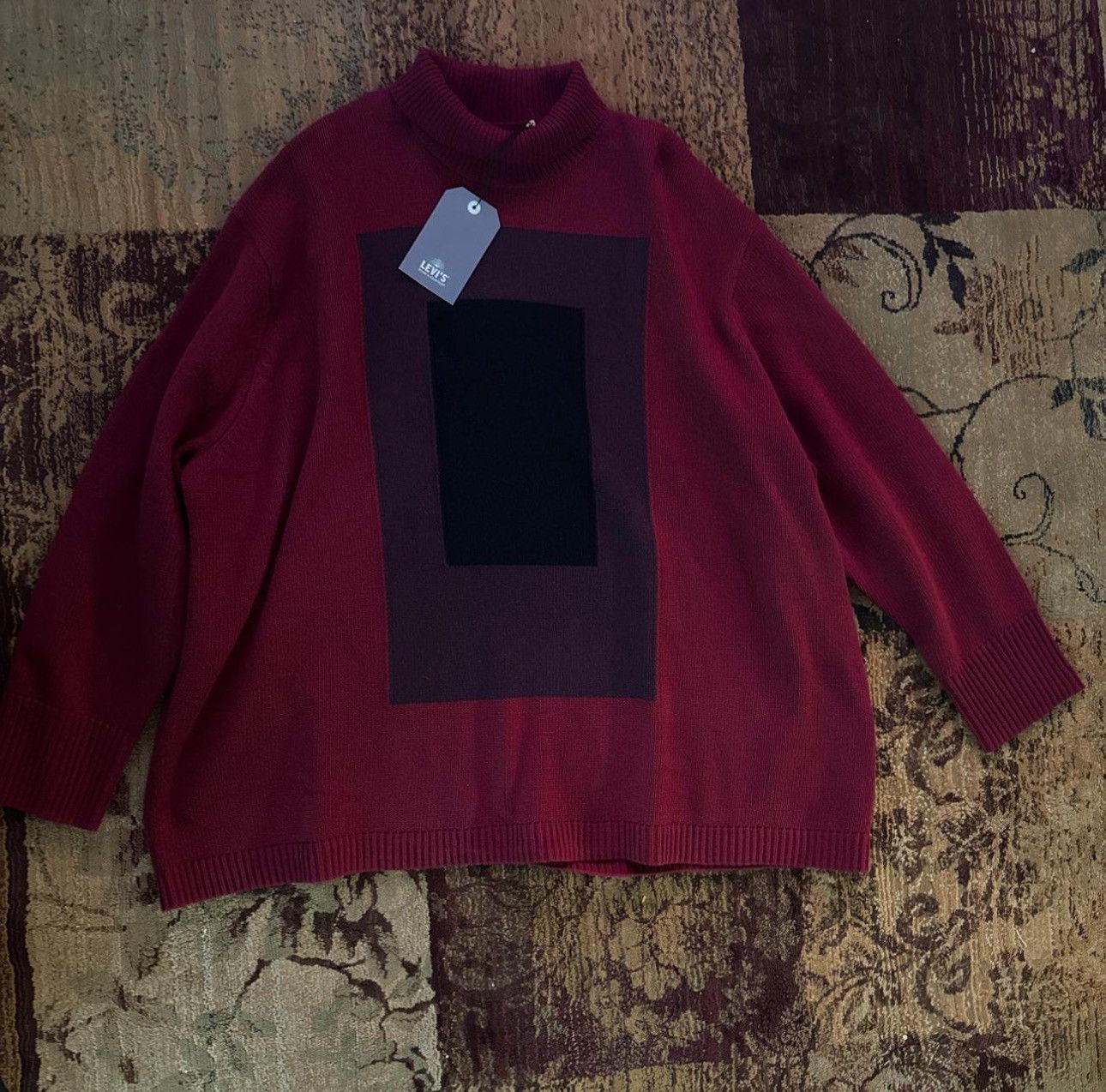 Levi's × Levi's Made & Crafted × Levi's Vintage Clothing LEVI'S MADE & CRAFTED FLARED SWEATER OVERSIZED TURTLE NECK Size US L / EU 52-54 / 3 - 1 Thumbnail