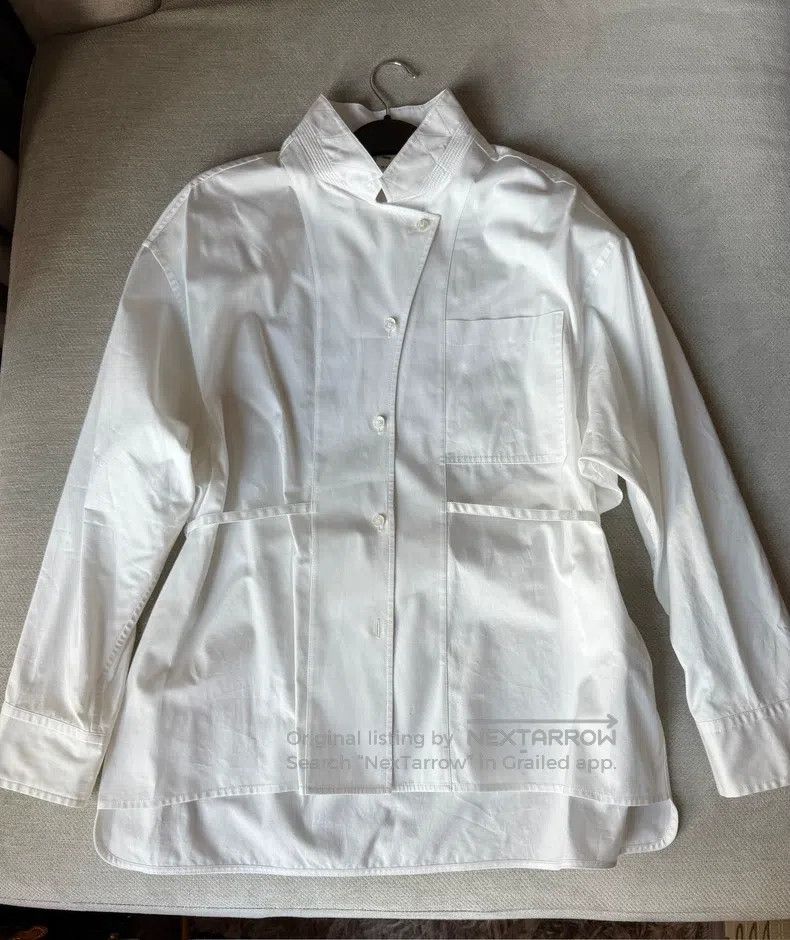 Hermes Hermes Tie Front Shirt Jacket Size XS / US 0-2 / IT 36-38 - 1 Thumbnail