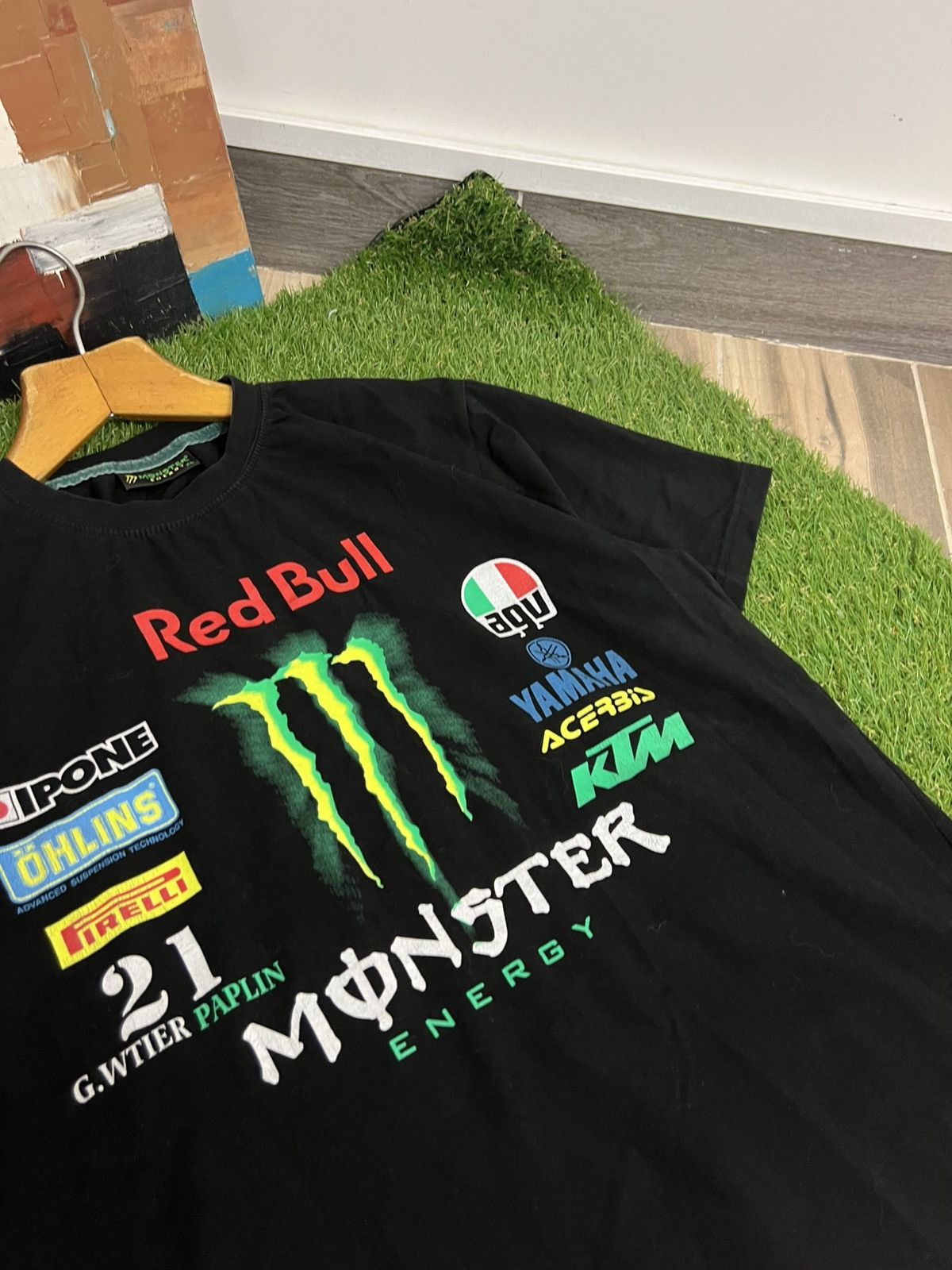 Vintage Vintage Y2K Monster Energy Faded T-Shirt Size US XL / EU 56 / 4 - 3 Thumbnail