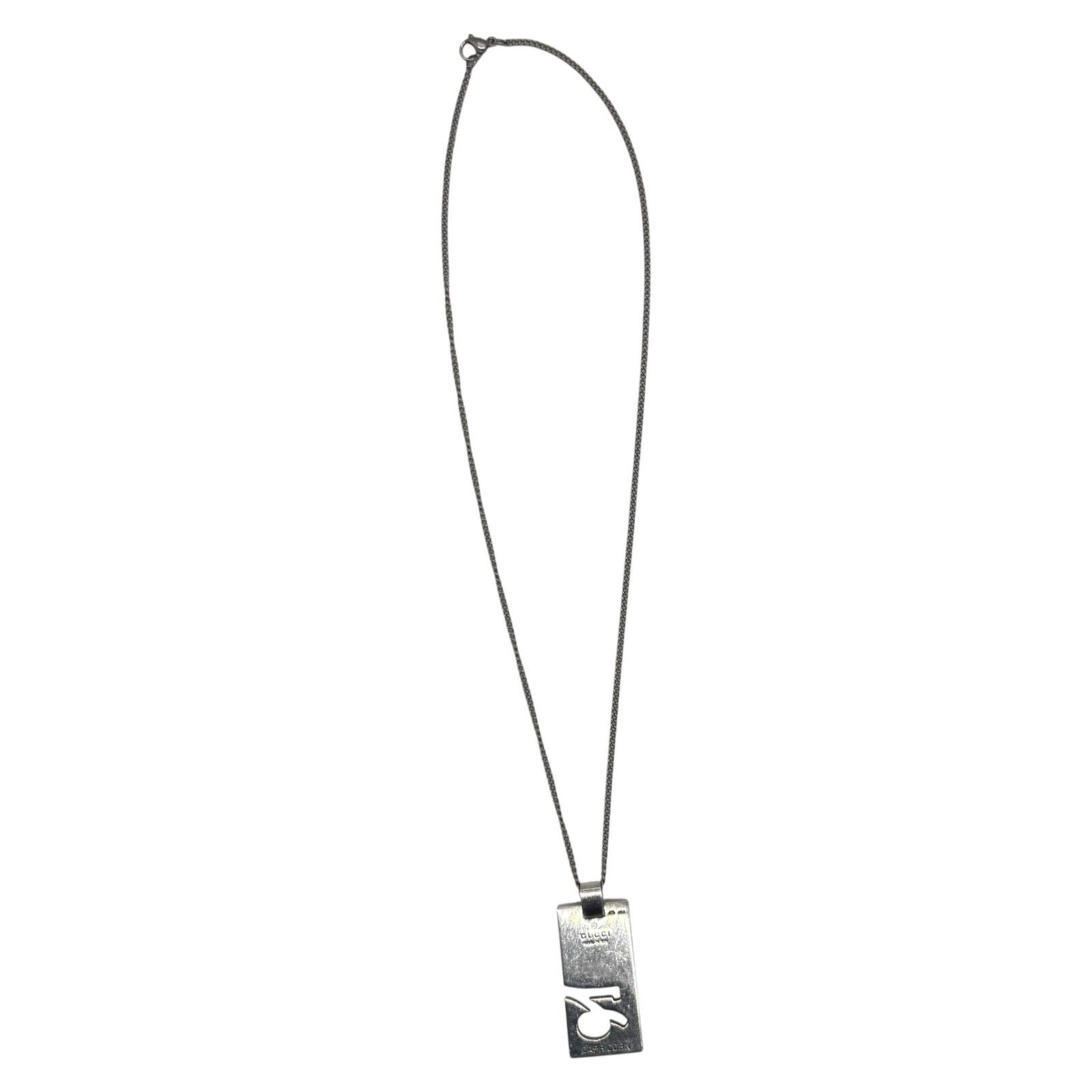 Gucci Gucci Capricorn Sterling Silver Plate Necklace Size ONE SIZE - 1 Thumbnail