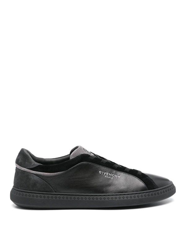o1lv12m1025 G Set Low Top Elastic Sneaker in Black
