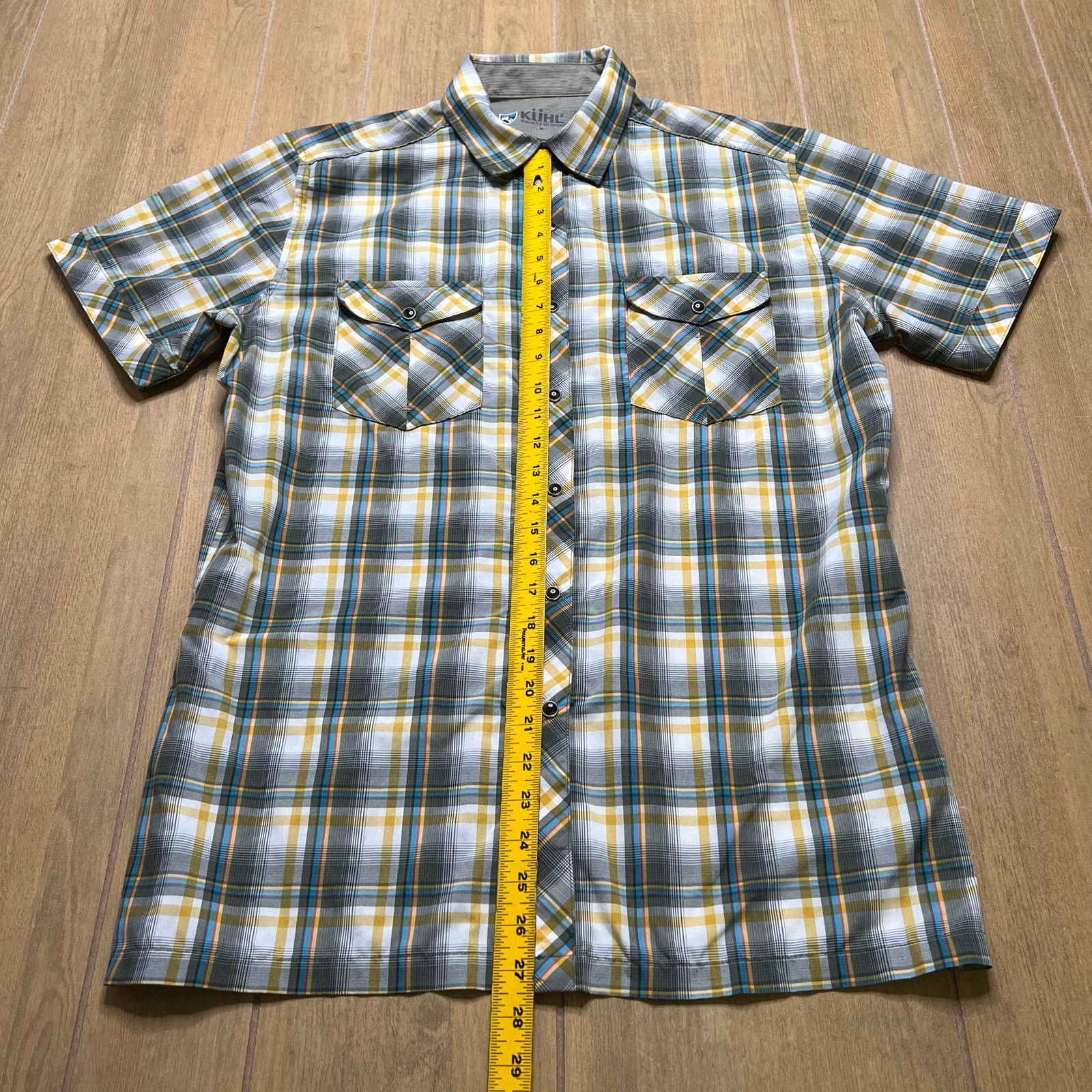 Kuhl Kuhl Response Plaid Short Sleeve Shirt Mens Sz M Outdoor Size US M / EU 48-50 / 2 - 11 Thumbnail