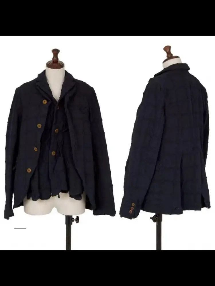 Comme des Garcons Comme des garçons homme plus boro joint blazer-2505 Size US XS / EU 42 / 0 - 7 Thumbnail