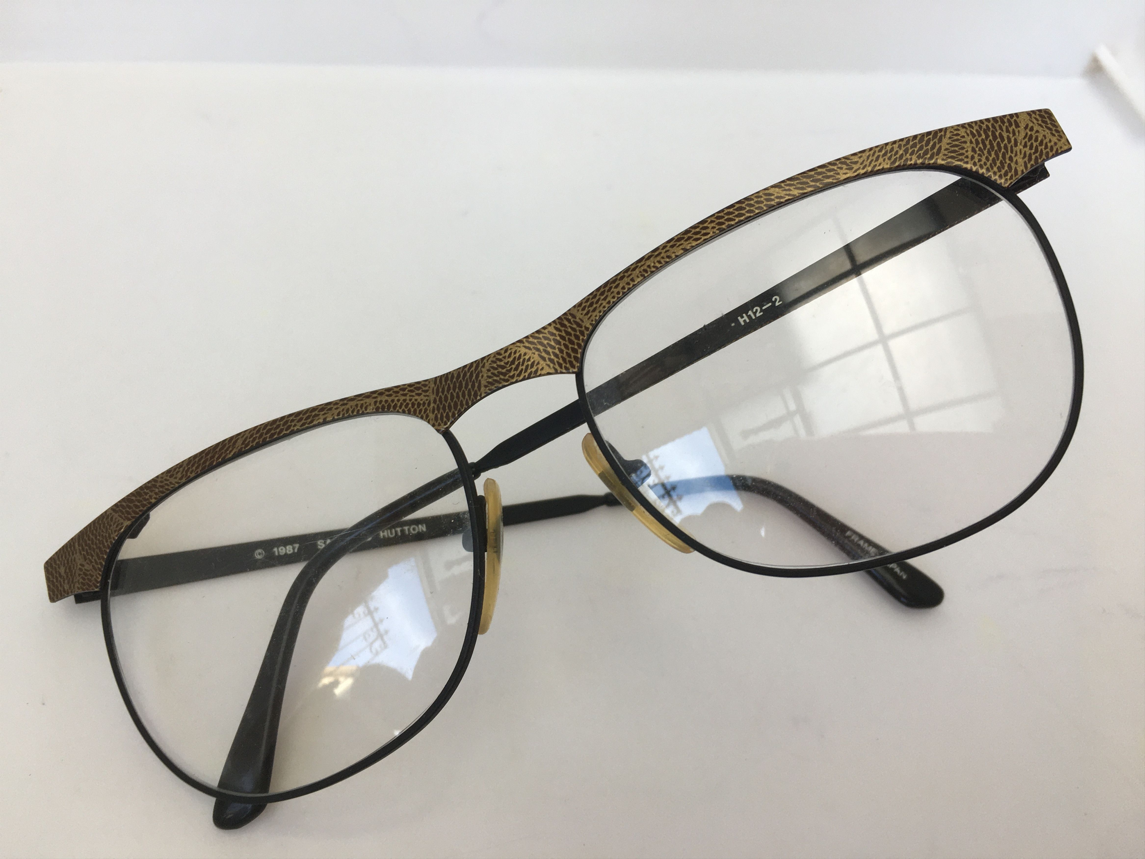 Other Sanford Hutton Malcolm X Eyeglasses Frame Japan Size ONE SIZE - 6 Thumbnail