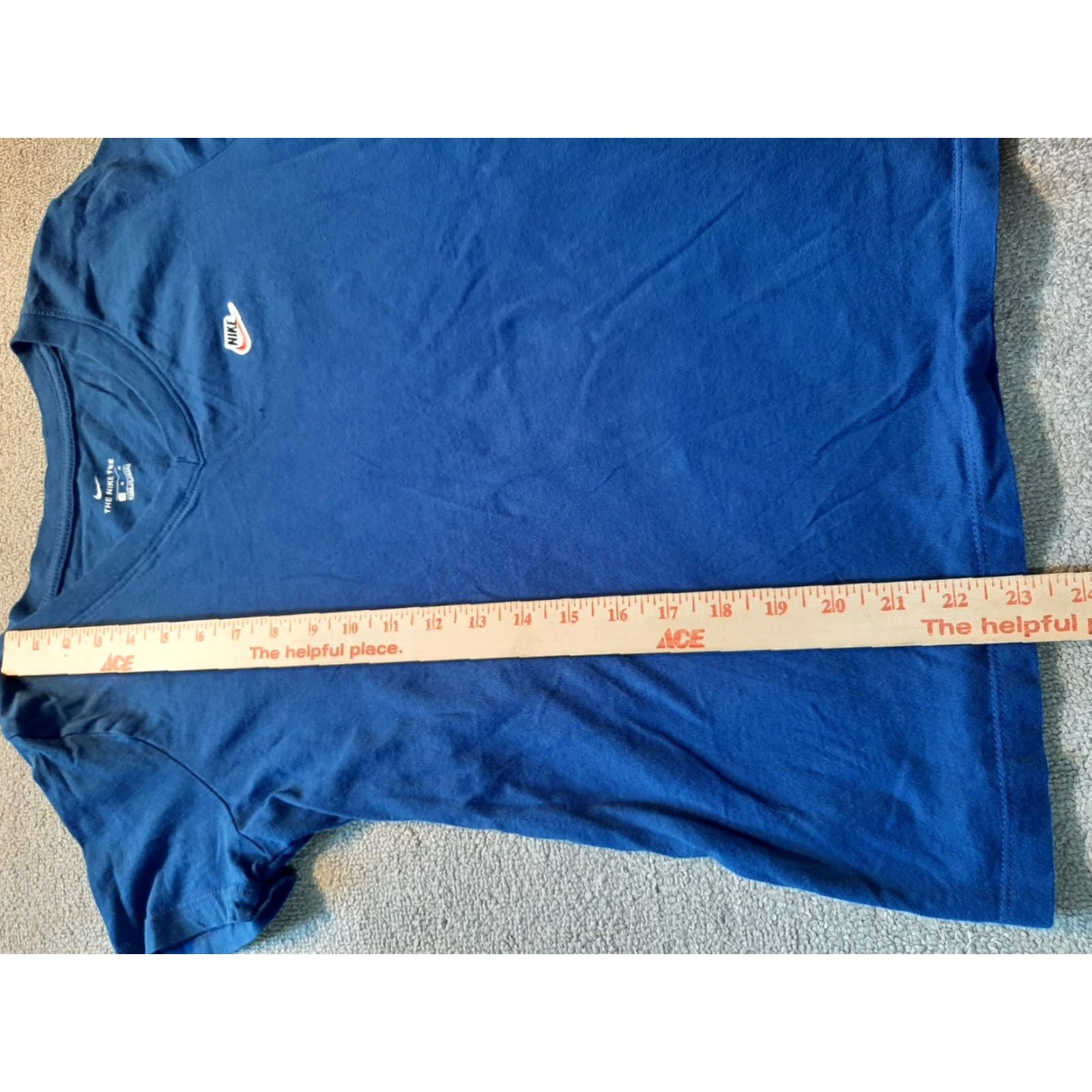 Nike Nike tee Womens Shirt M Blue Short Sleeve Embordered Logo Tee Size M / US 6-8 / IT 42-44 - 4 Thumbnail
