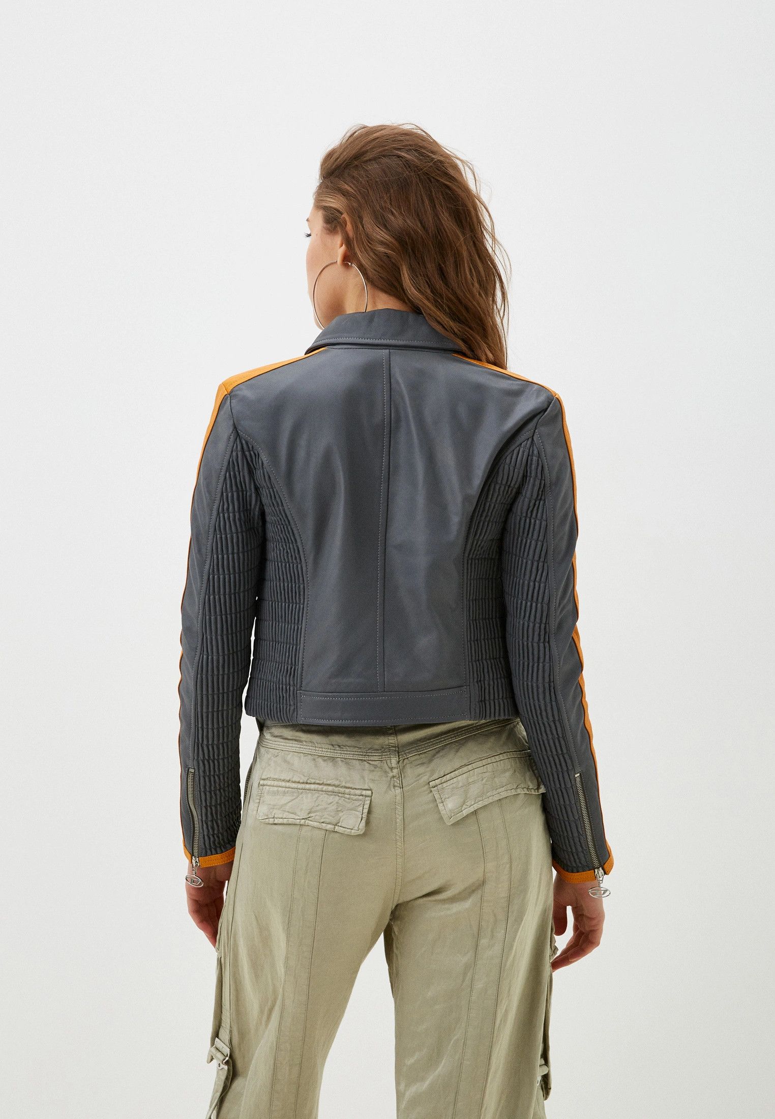Diesel Leather biker jacket Size M / US 6-8 / IT 42-44 - 2 Thumbnail