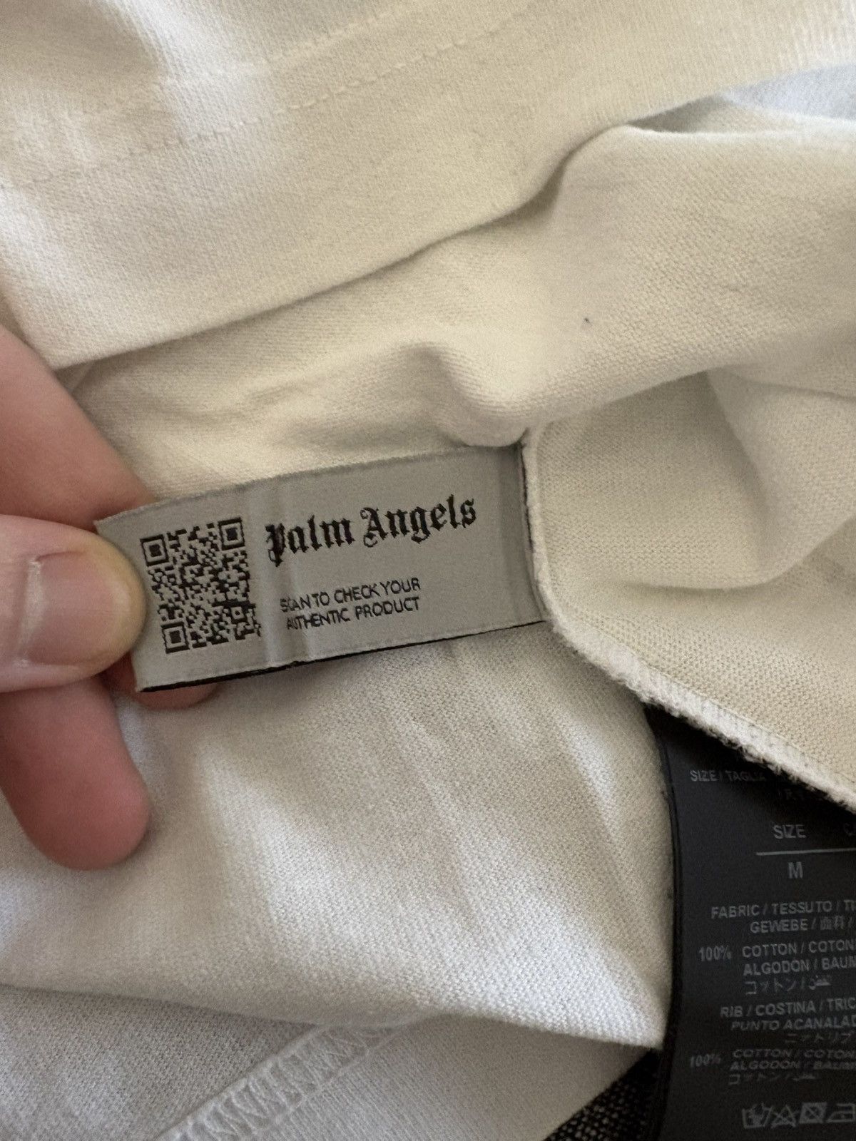 Palm Angels Palm Angels White T-Shirt – Size M – Excellent Condition Size US M / EU 48-50 / 2 - 9 Thumbnail