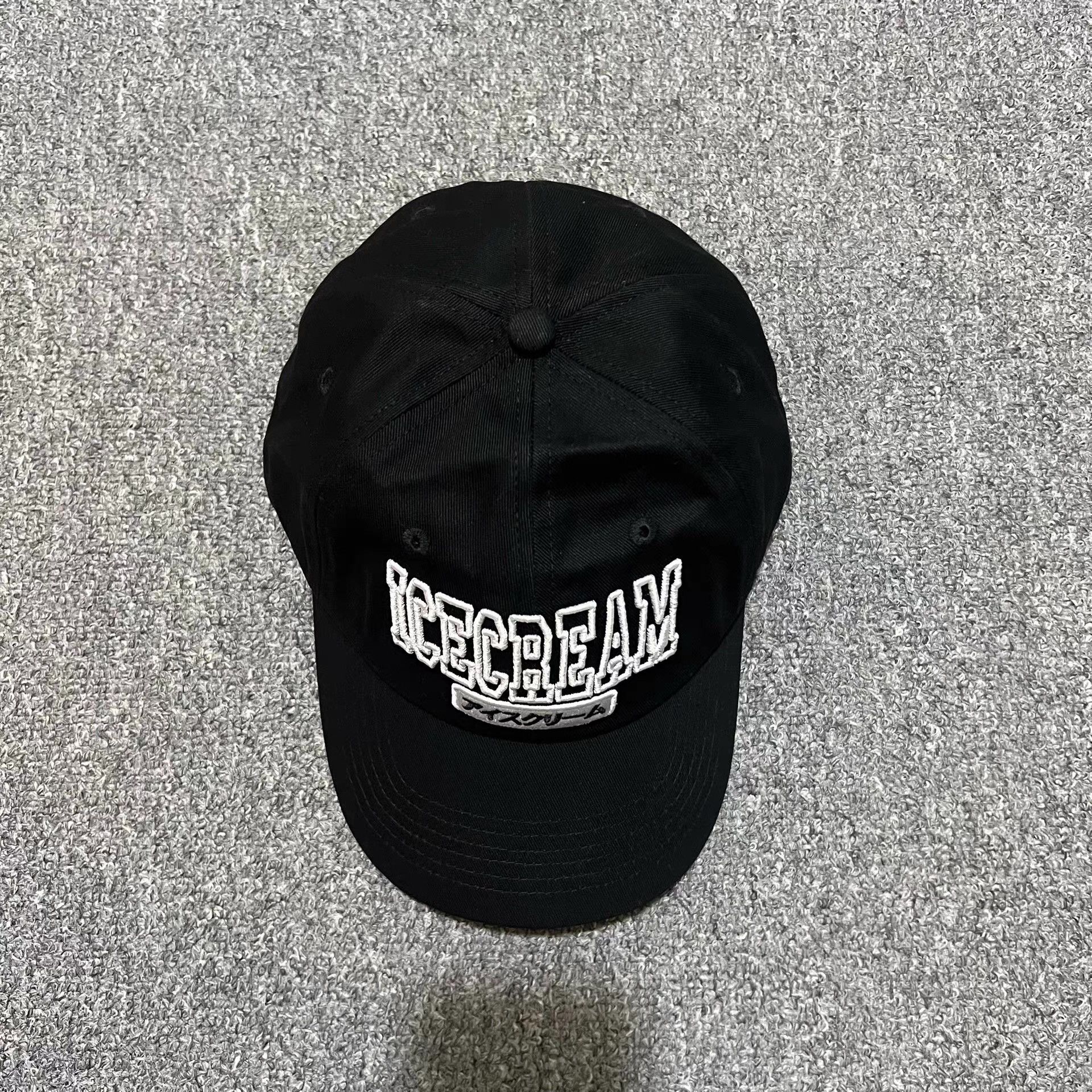 Billionaire Boys Club BBC ICECREAM Embroidered Curved Brim Baseball Cap Q7 Size ONE SIZE - 6 Thumbnail