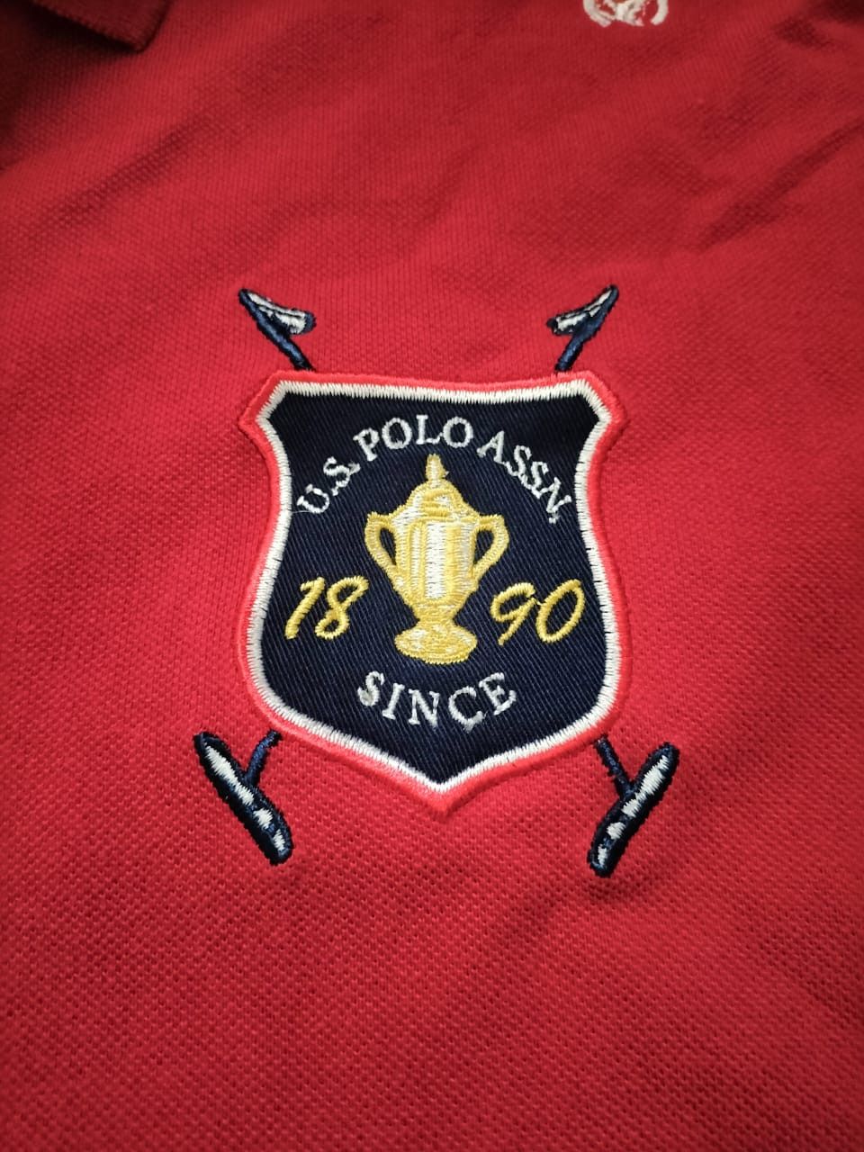 U.S. Polo Assn. US Polo Assn Red Polo Shirt : L Size US L / EU 52-54 / 3 - 3 Thumbnail