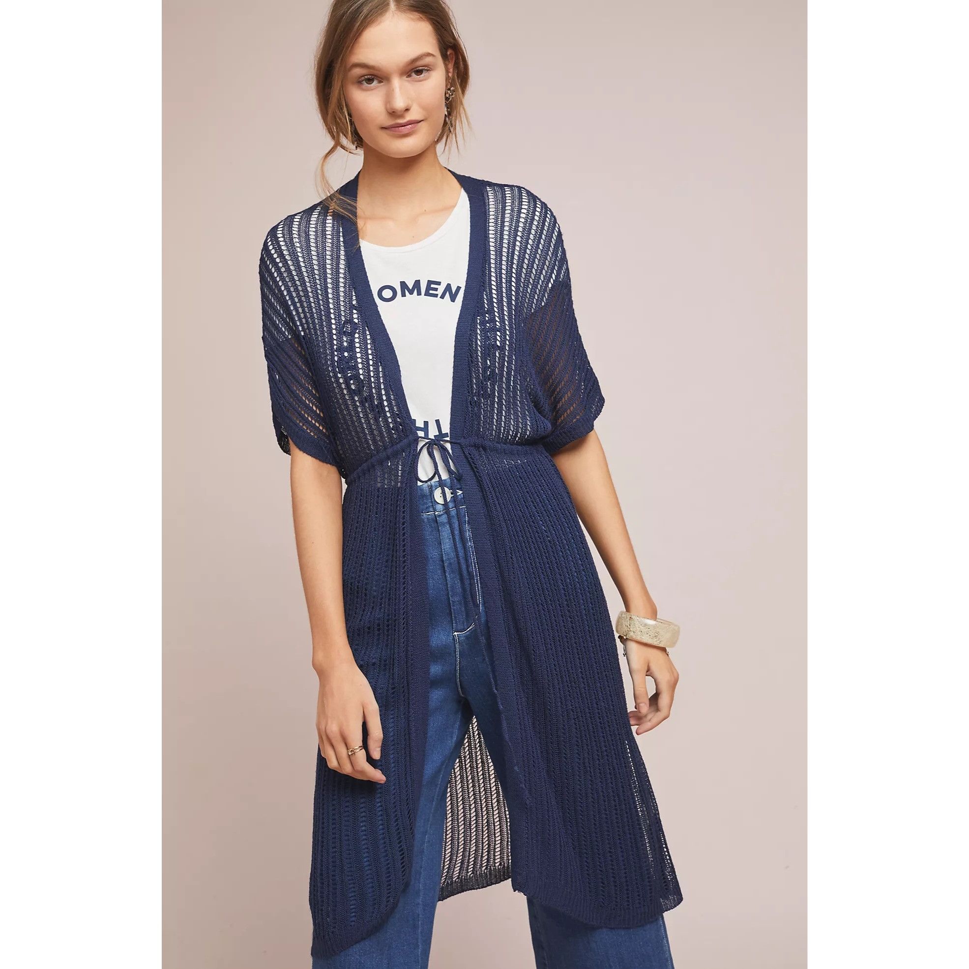 Anthropologie Do Everything with Love Kimono Size ONE SIZE - 1 Thumbnail