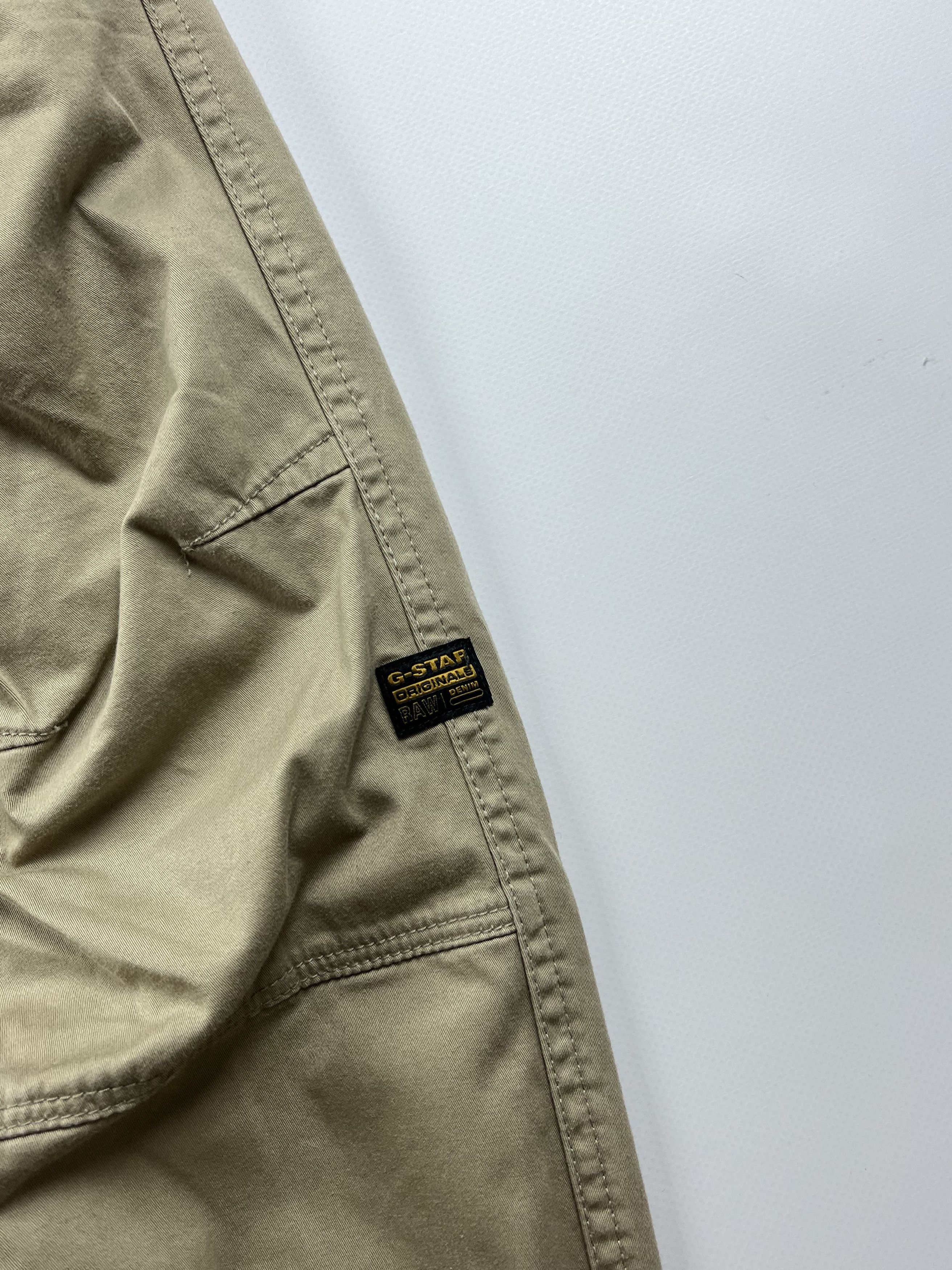 G-Star × Japanese Brand × Vintage Rare G Star Raw Rovic Zipper 3D Tapered Cargo Pants Size US 33 - 2 Thumbnail
