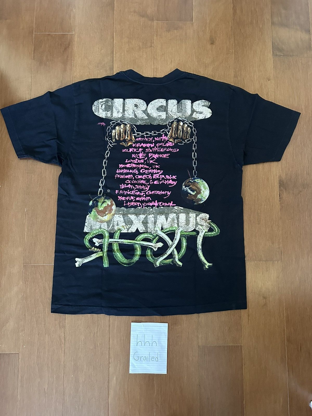 Travis Scott EUROPE EXCLUSIVE UTOPIA TOUR TEE TRAVIS SCOTT Size US L / EU 52-54 / 3 - 3 Thumbnail