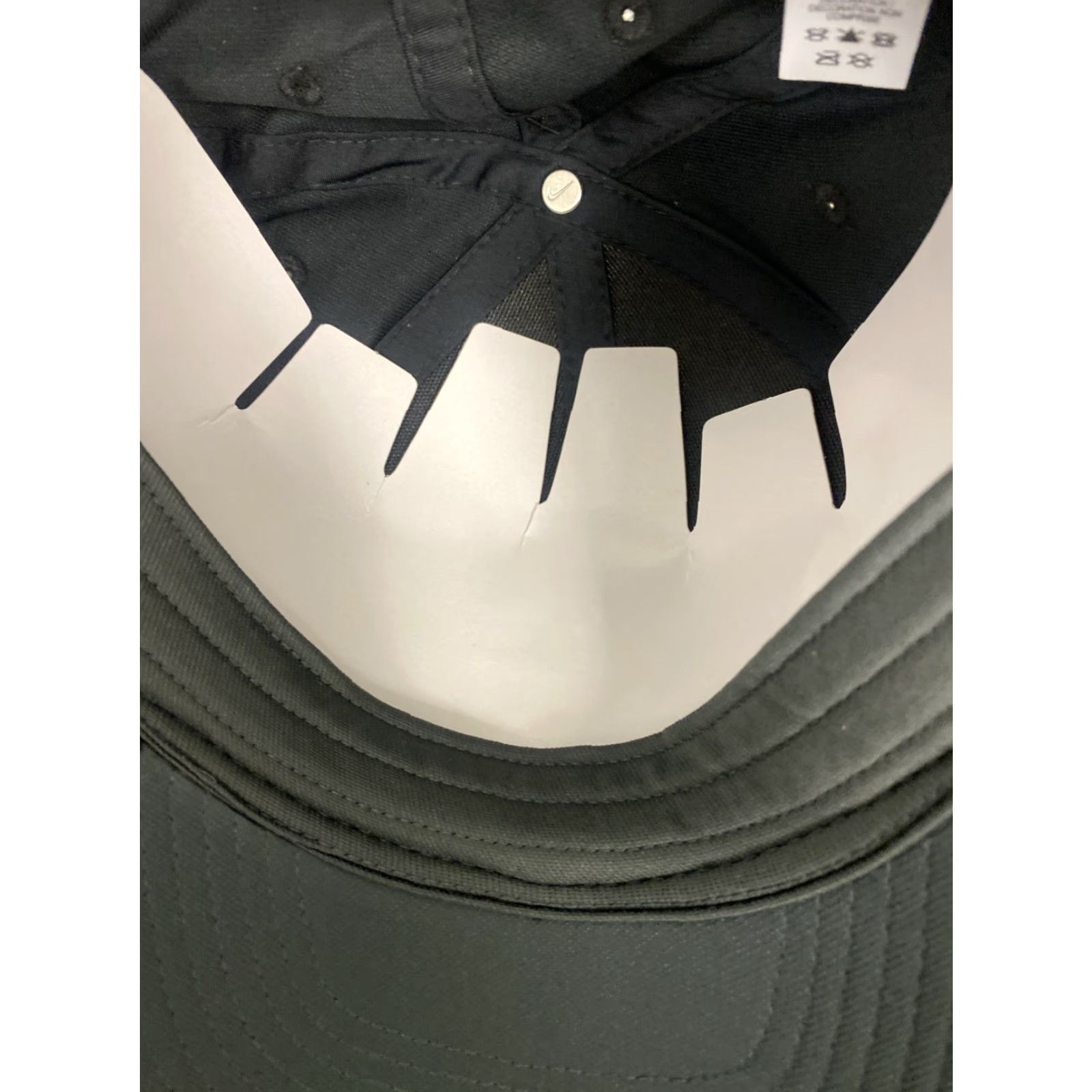 Nike Nike NEW UNISEX BLACK BASEBALL HAT CLUB CAP SWOOSH M/L /475 DRI-FIT ADJUSTABLE M/L polyester solid sports hat Men Size ONE SIZE - 7 Thumbnail